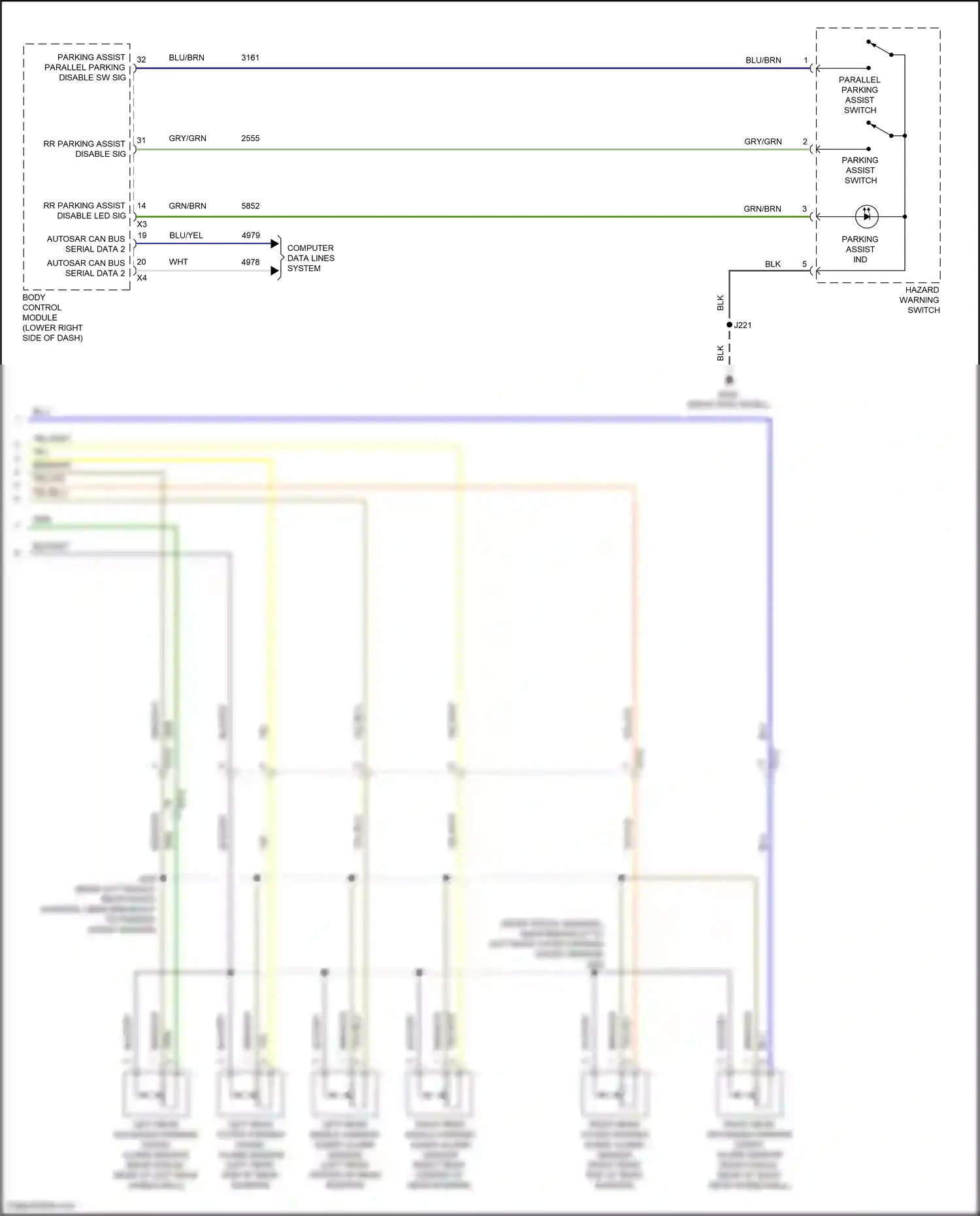 Cadillac CT5-V I (2019-2024) computer data lines system wiring diagram  (98 of 122)