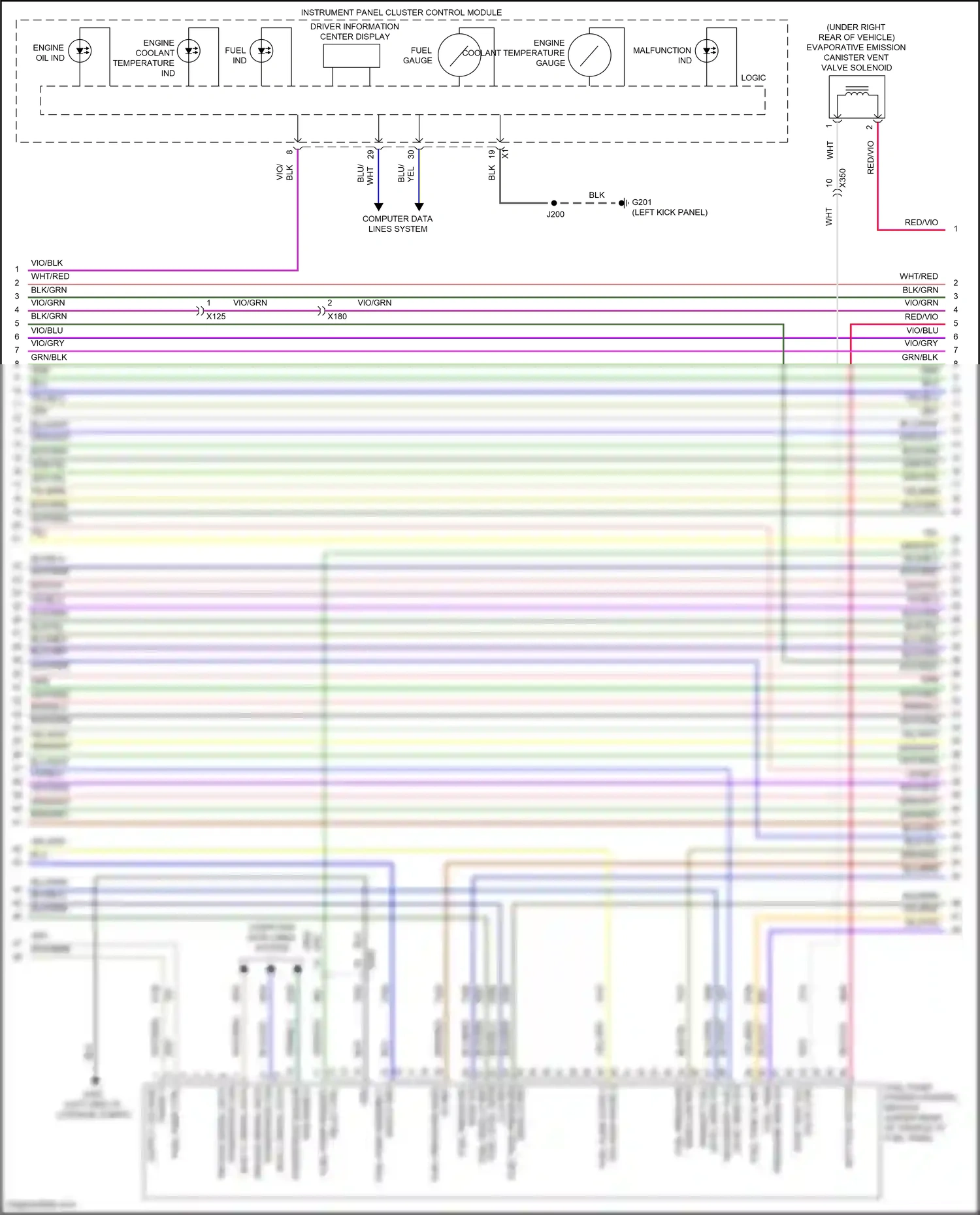 Cadillac CT5-V I (2019-2024) computer data lines system wiring diagram  (113 of 122)