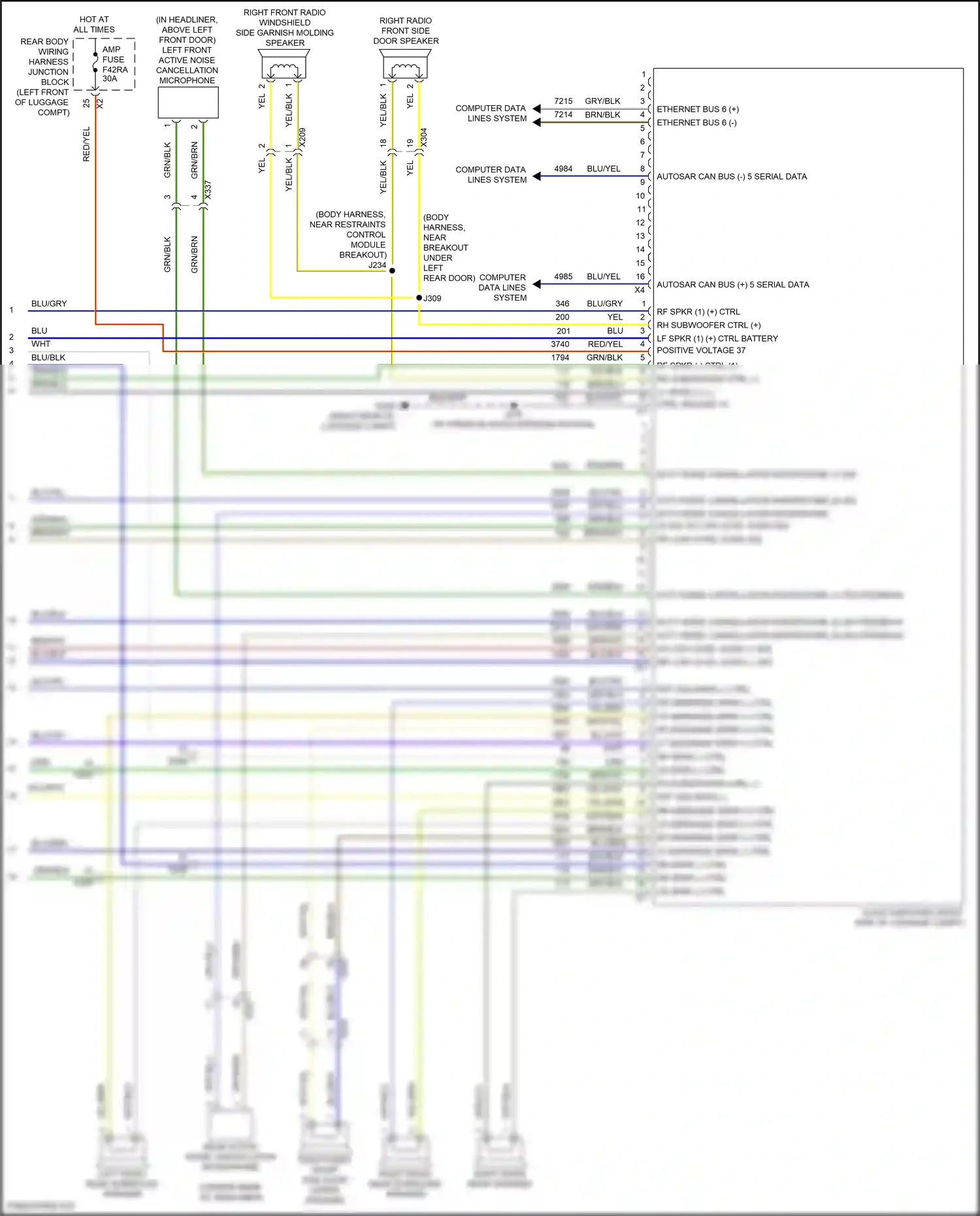 Cadillac CT5-V I (2019-2024) computer data lines system wiring diagram  (49 of 122)