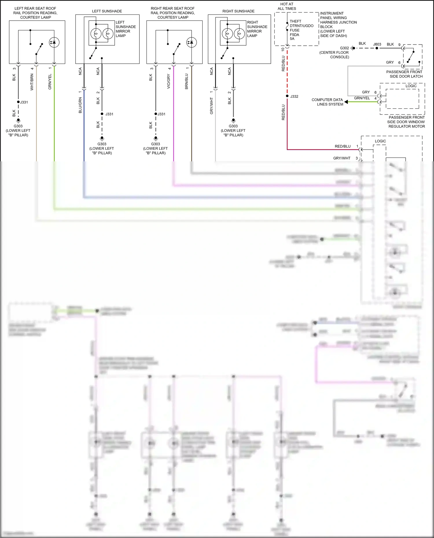 Cadillac CT5-V I (2019-2024) computer data lines system wiring diagram  (63 of 122)