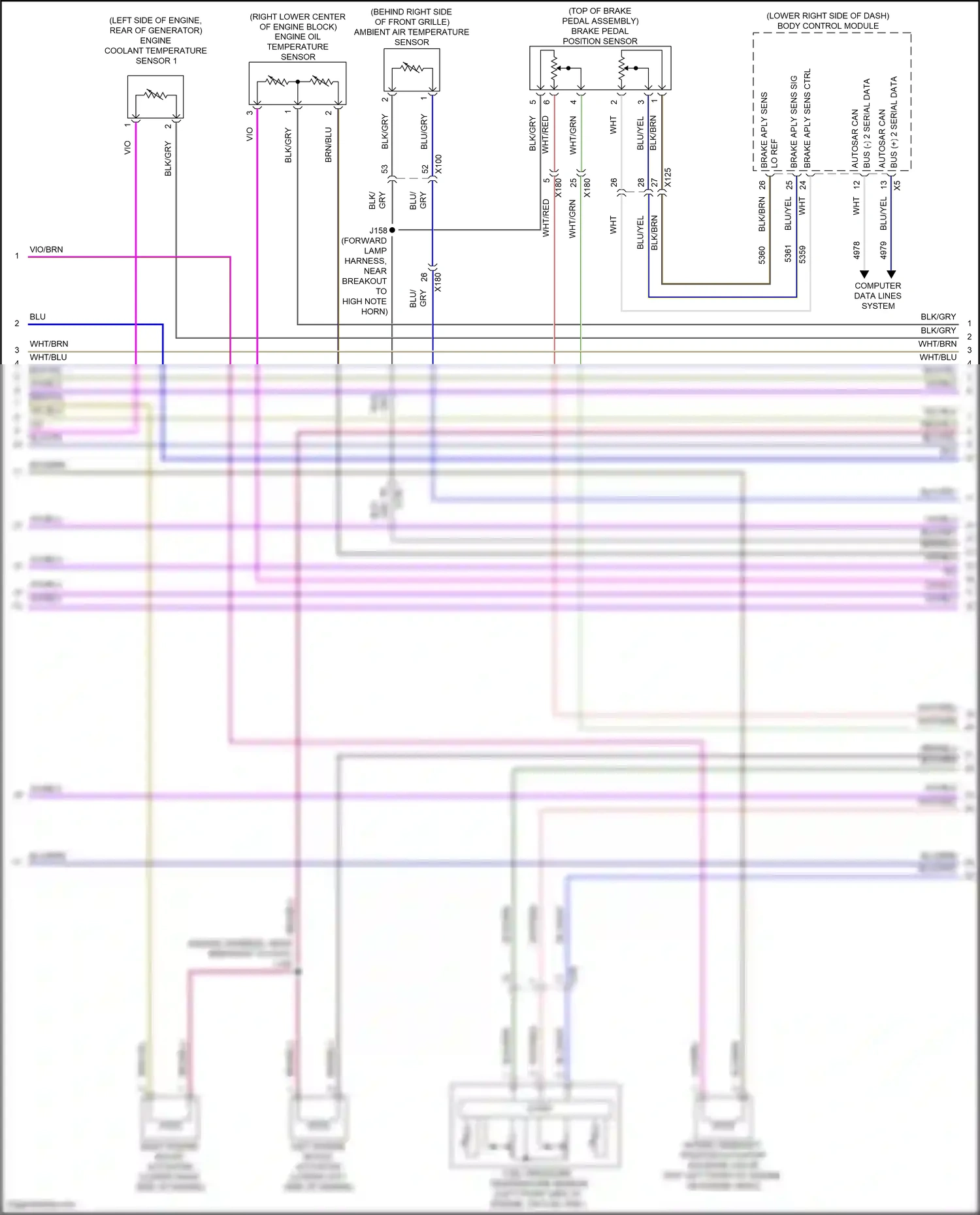Cadillac CT5-V I (2019-2024) computer data lines system wiring diagram  (110 of 122)