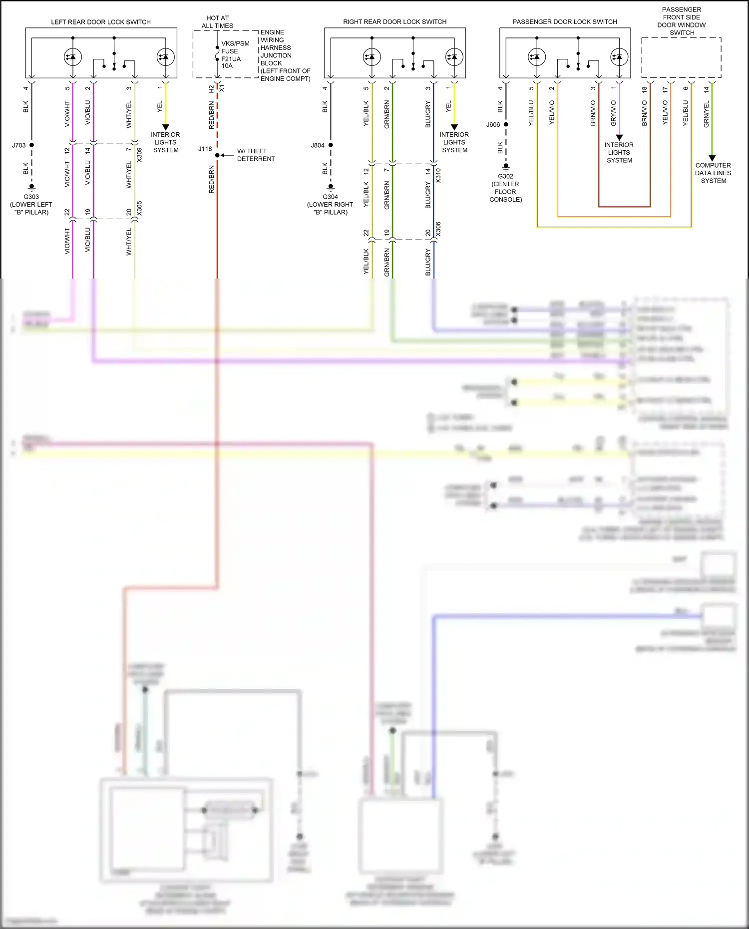 Cadillac CT5-V I (2019-2024) computer data lines system wiring diagram  (84 of 122)