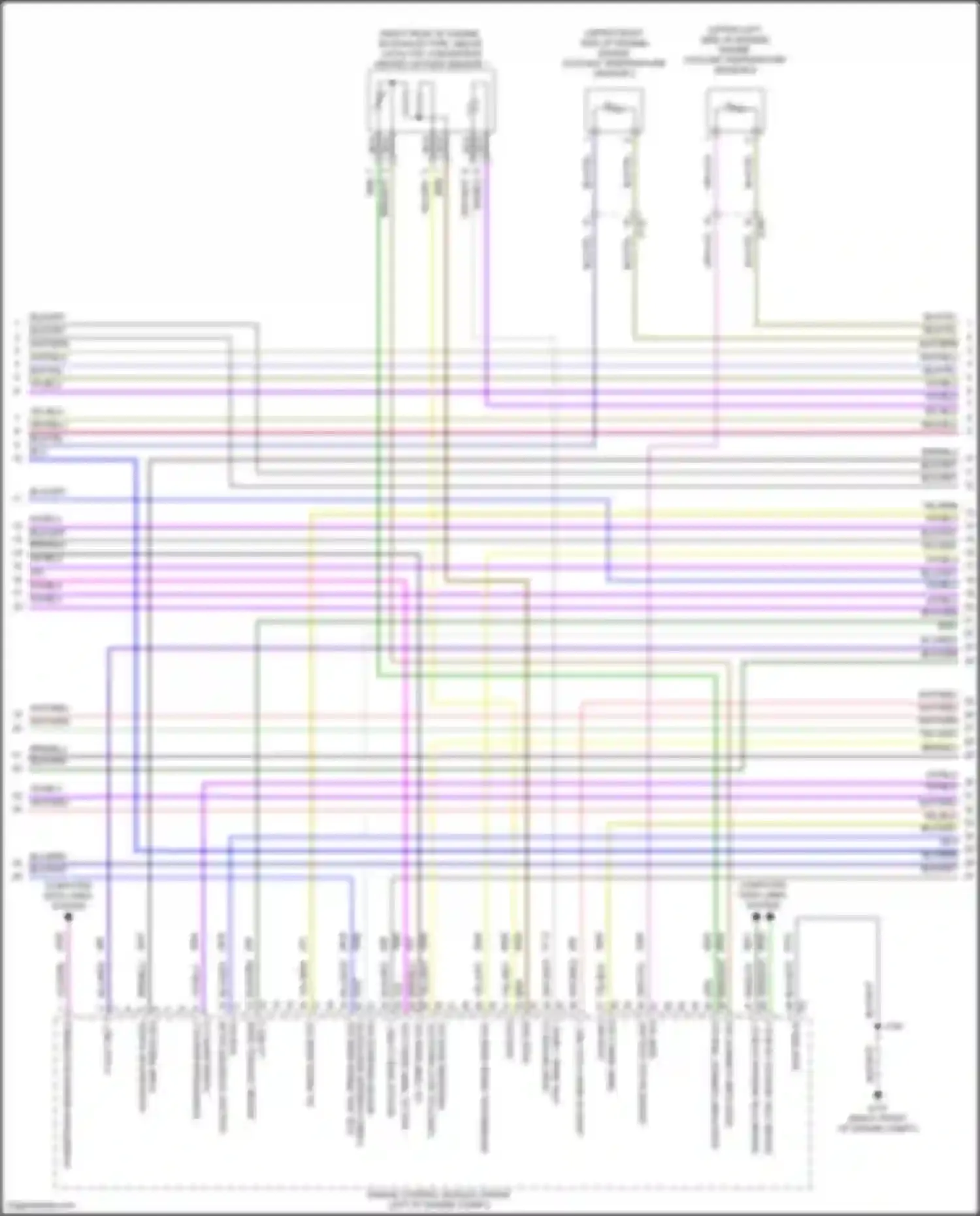 Wiring diagram coolant diverter valve for Cadillac CT5-V I (2019-2024) (1 of 1)