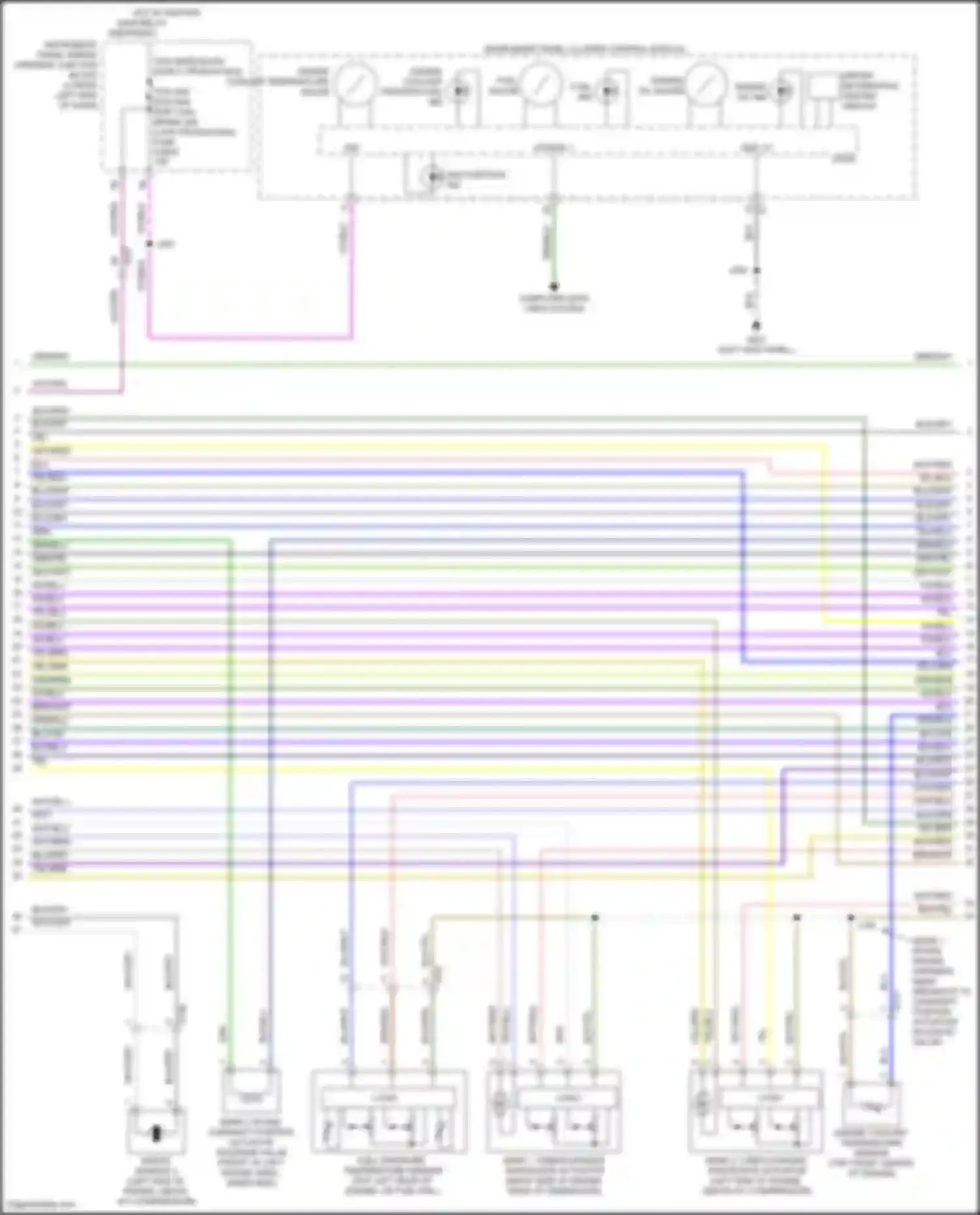 Wiring diagram driver information center display for Cadillac CT5-V I (2019-2024) (22 of 23)