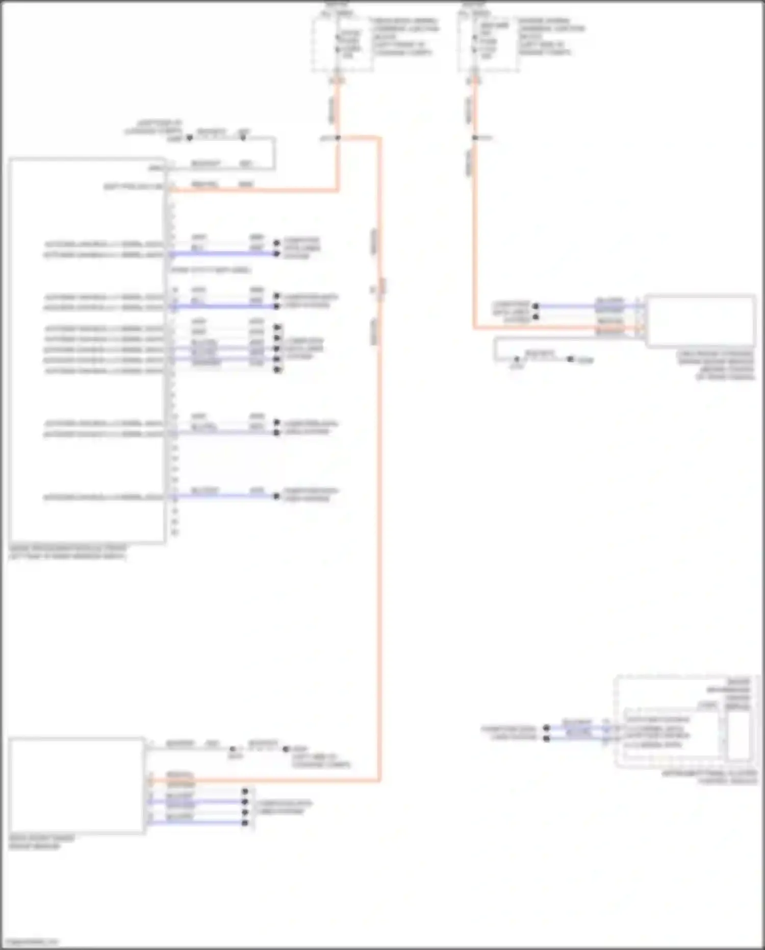 Wiring diagram driver information center display for Cadillac CT5-V I (2019-2024) (4 of 23)