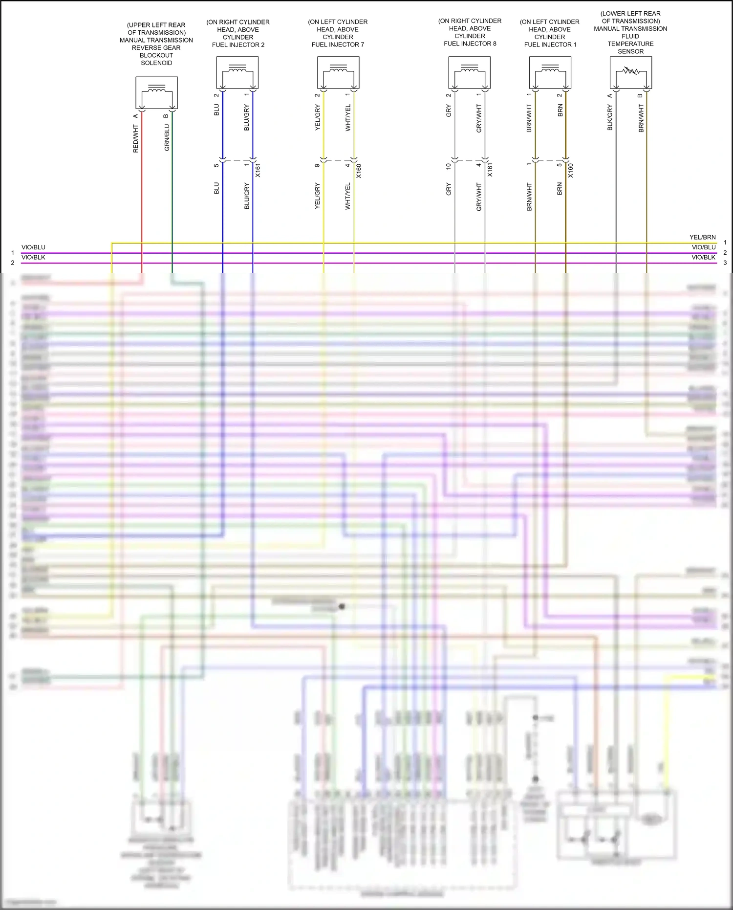 Cadillac CT5-V I (2019-2024) engine control module wiring diagram  (19 of 23)