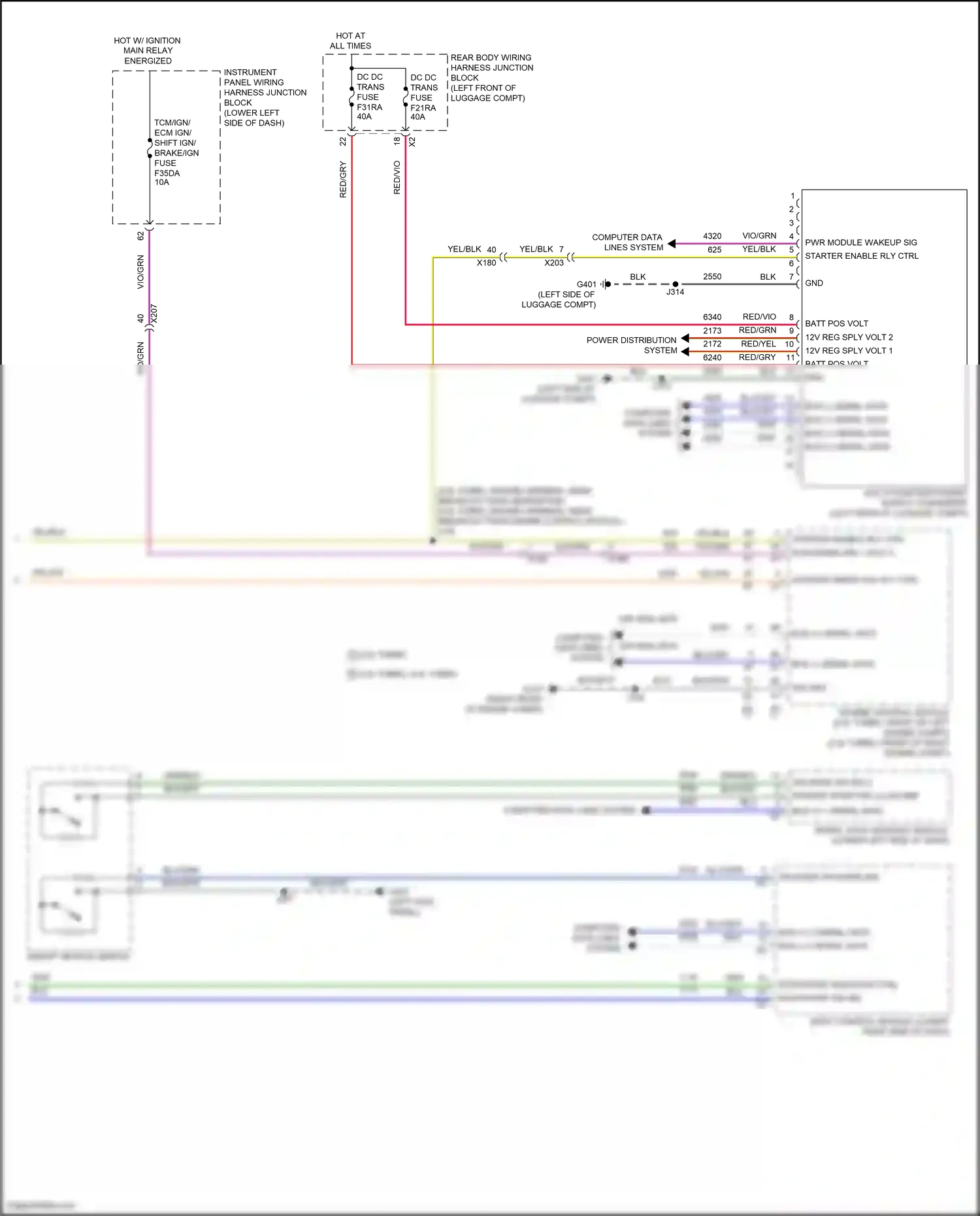 Cadillac CT5-V I (2019-2024) engine control module wiring diagram  (10 of 23)