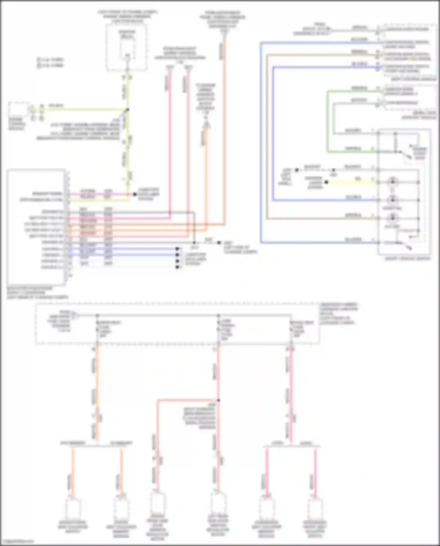 Wiring diagram engine start/ stop for Cadillac CT5-V I (2019-2024) (1 of 1)