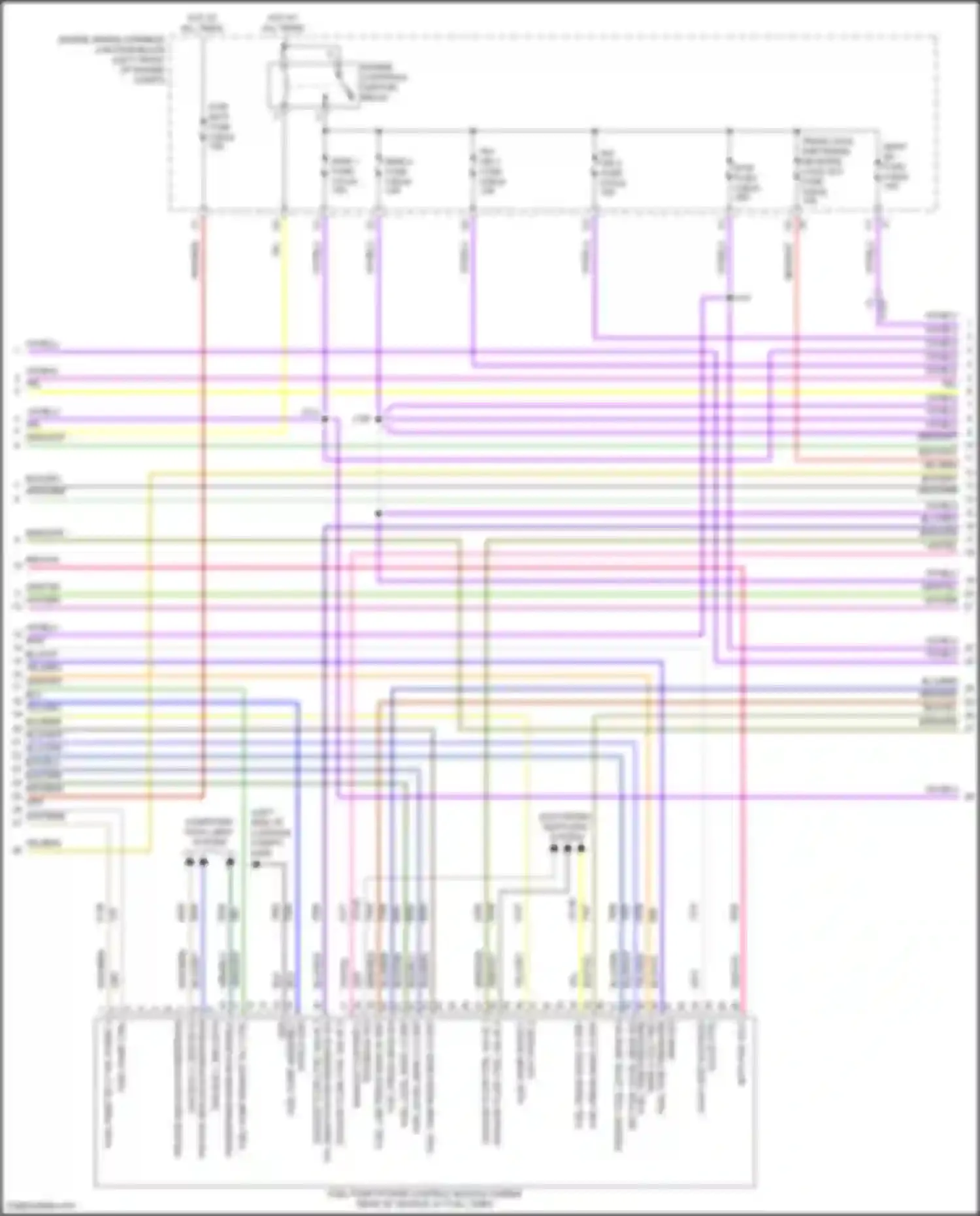 Wiring diagram exhaust flow ctrl valve 2 for Cadillac CT5-V I (2019-2024) (1 of 1)