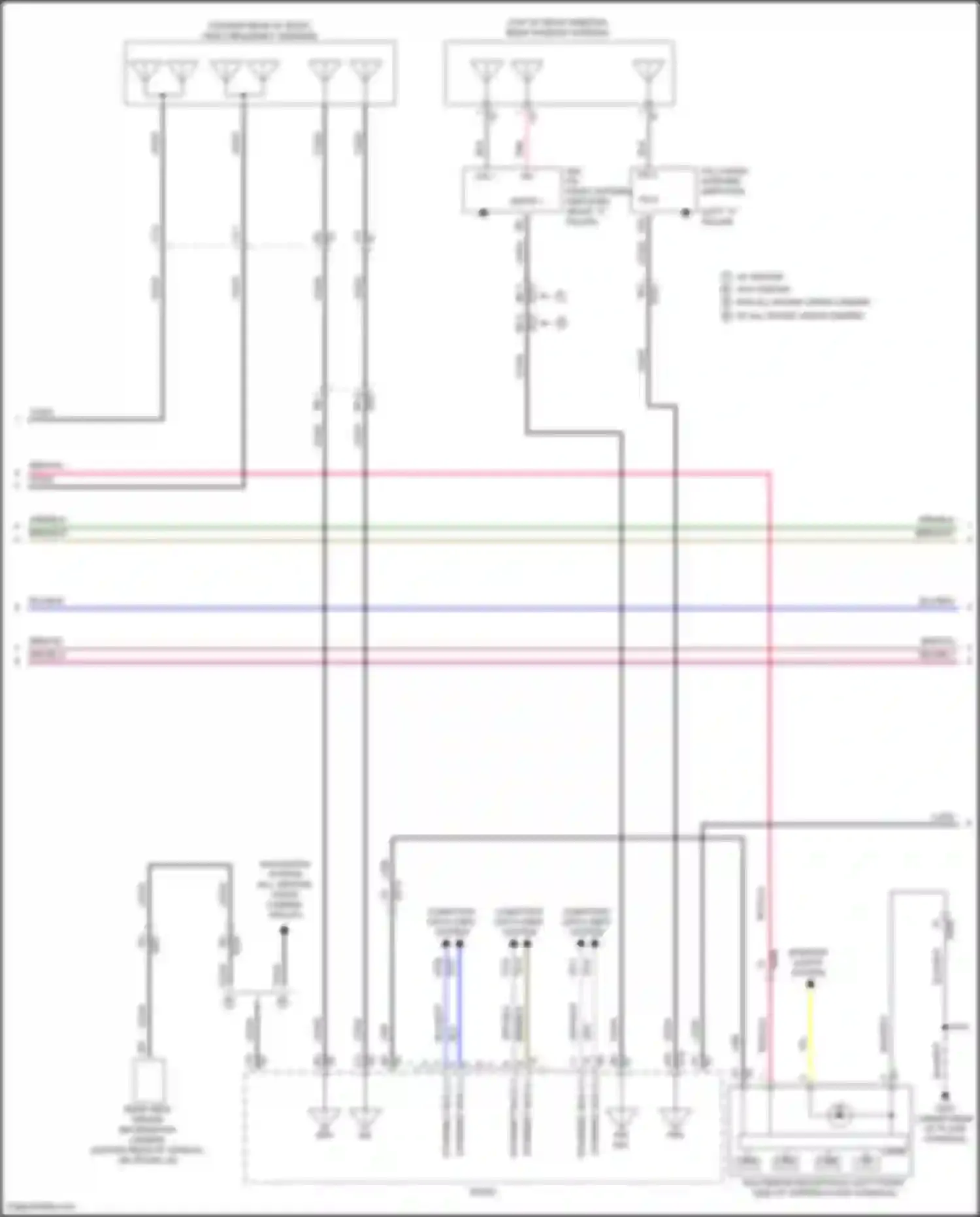 Wiring diagram fm 2 radio antenna amplifier for Cadillac CT5-V I (2019-2024) (2 of 4)