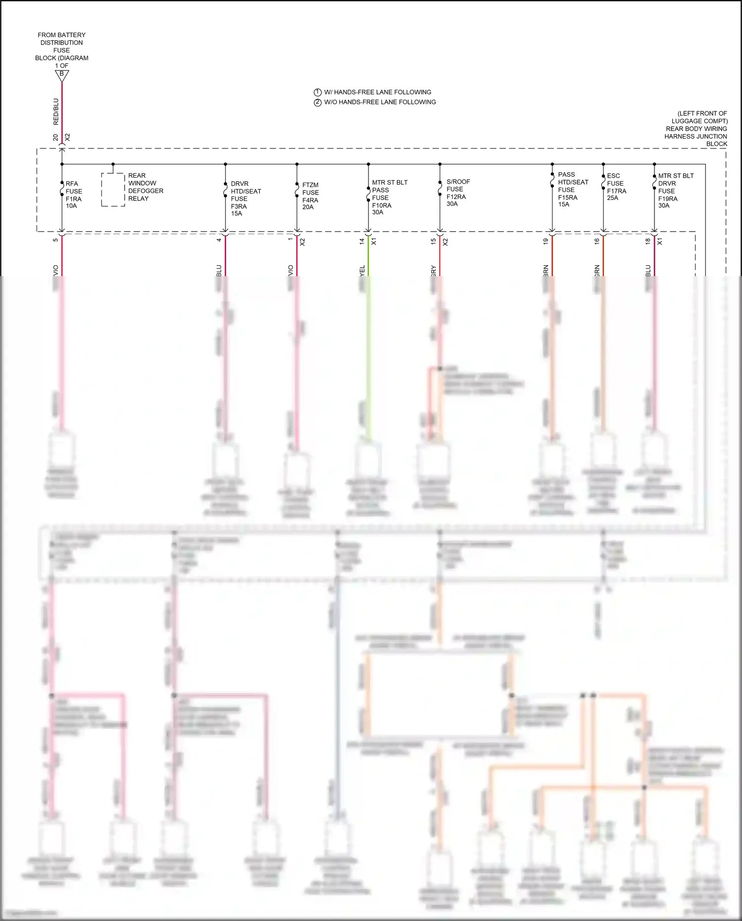 Cadillac CT5-V I (2019-2024) image processing module wiring diagram  (2 of 2)