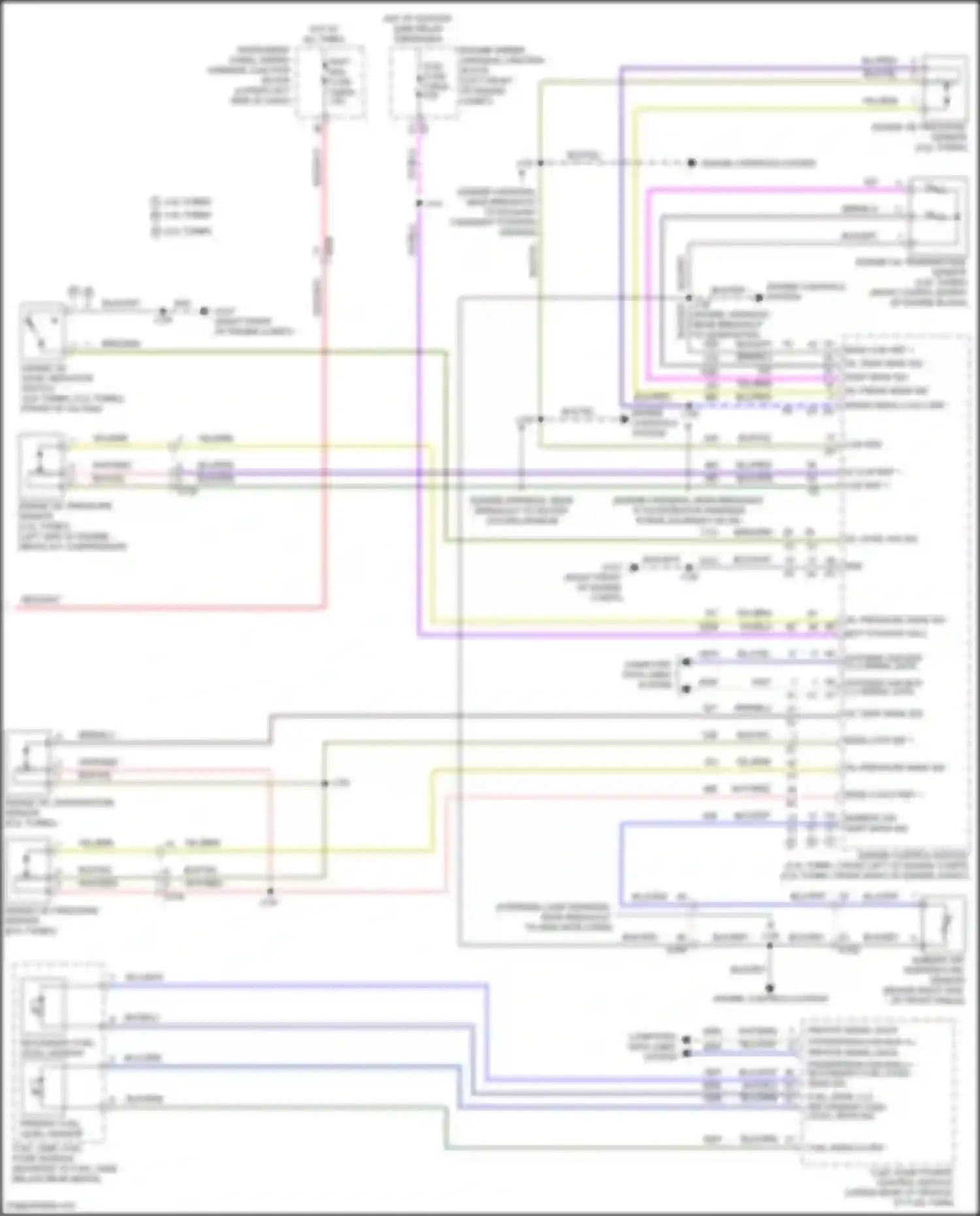 Wiring diagram oil temp sens sig for Cadillac CT5-V I (2019-2024) (1 of 3)