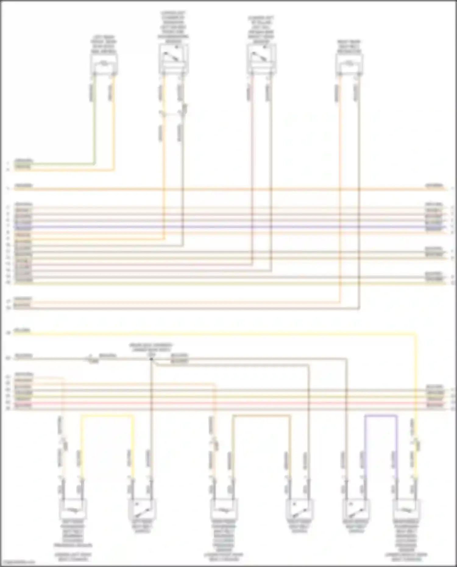 Wiring diagram org/yel for Cadillac CT5-V I (2019-2024) (2 of 2)
