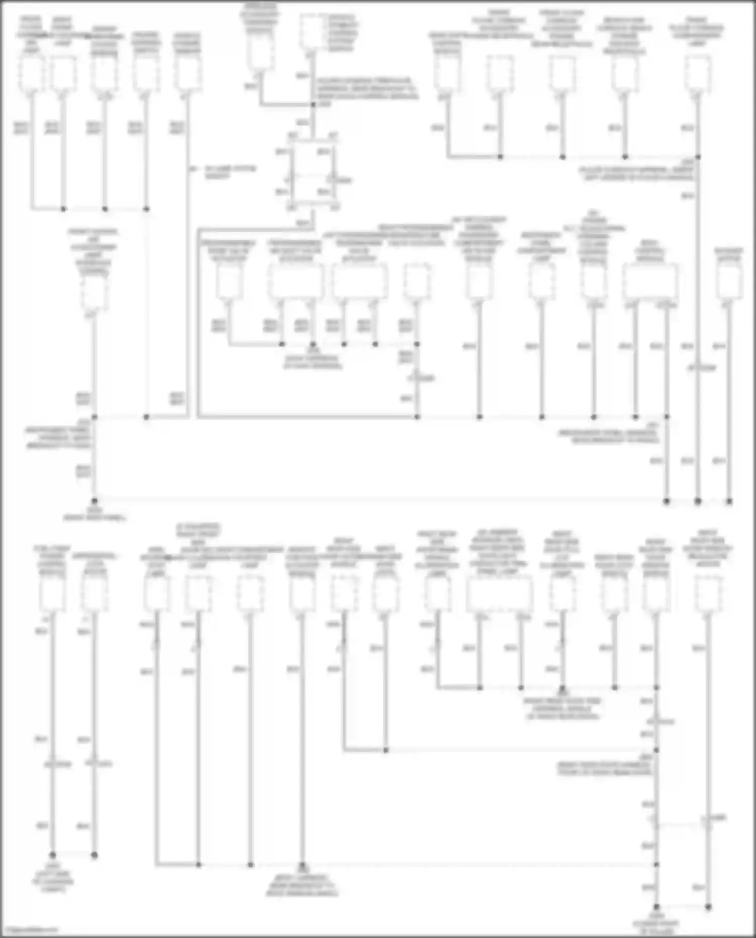 Wiring diagram programmable air inlet valve actuator for Cadillac CT5-V I (2019-2024) (3 of 3)