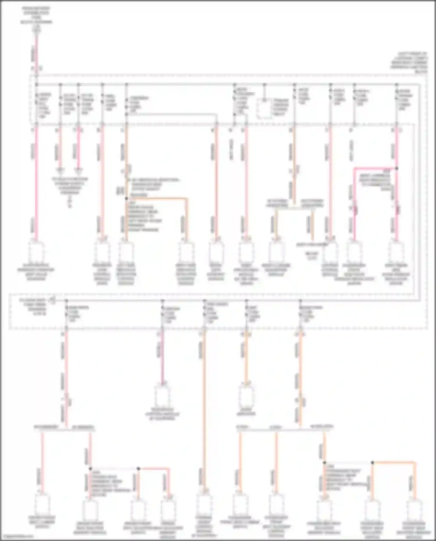 Wiring diagram right rear side door window regulator motor for Cadillac CT5-V I (2019-2024) (6 of 9)