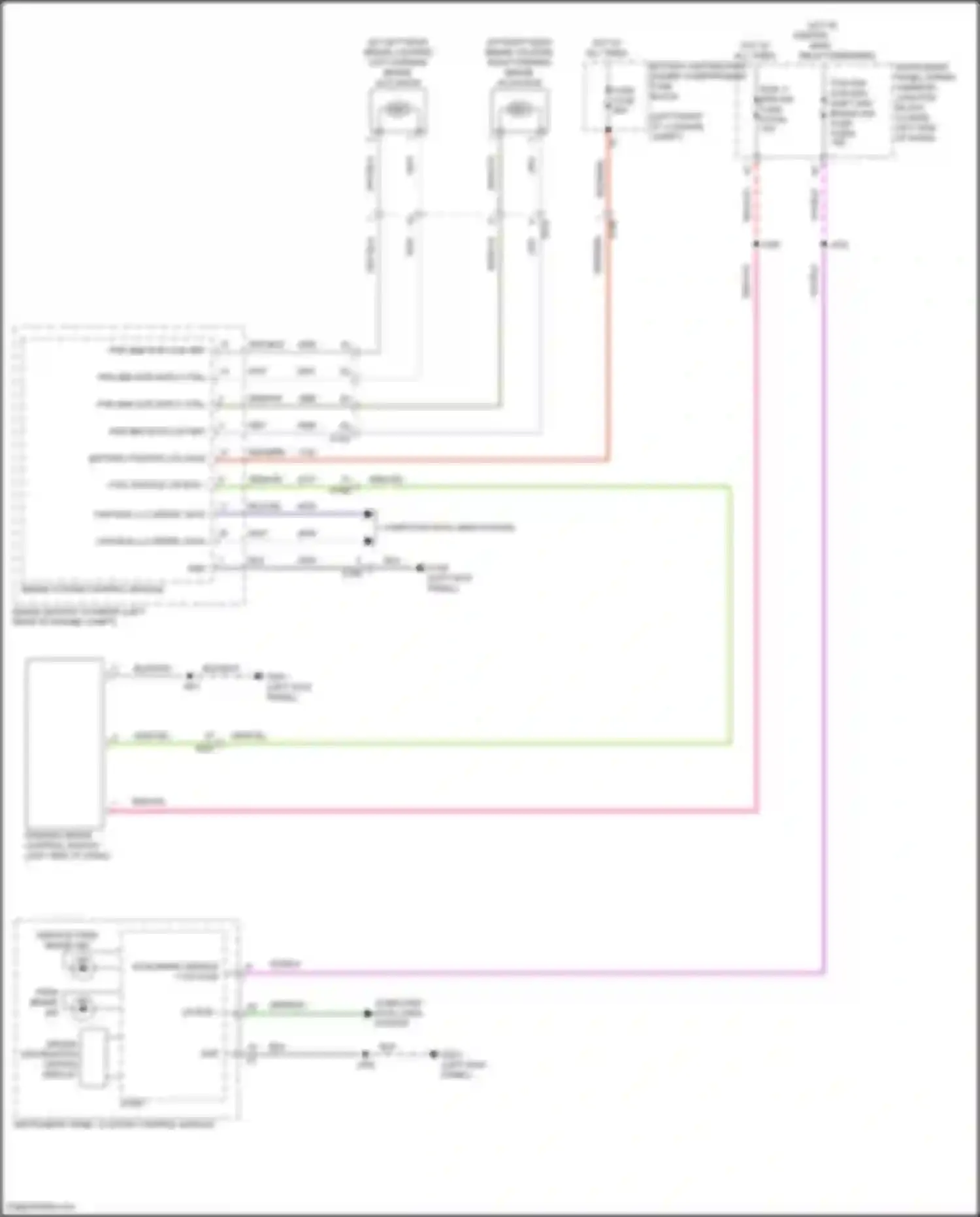Wiring diagram service park brake ind for Cadillac CT5-V I (2019-2024) (1 of 1)