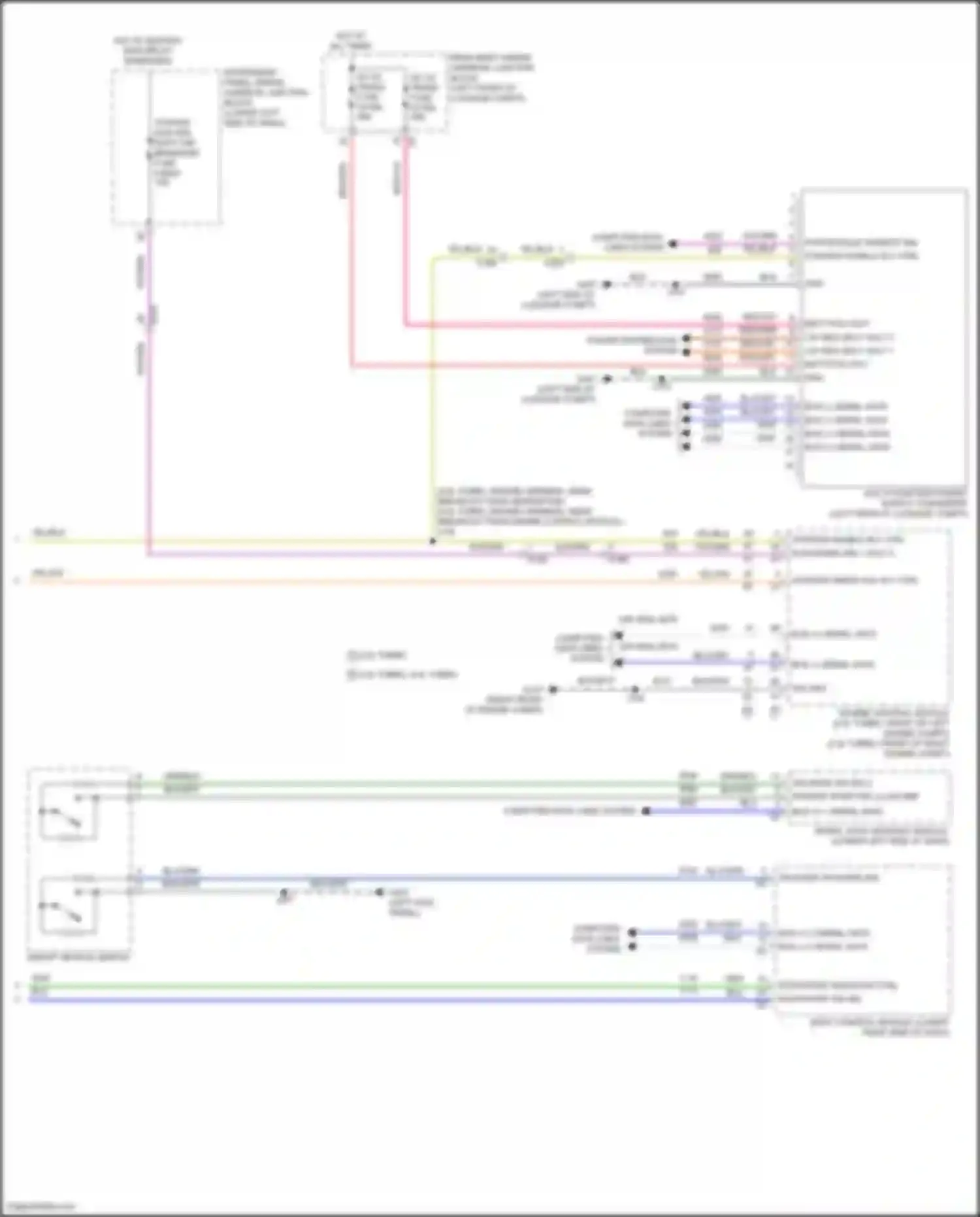 Wiring diagram sig gnd for Cadillac CT5-V I (2019-2024) (1 of 3)