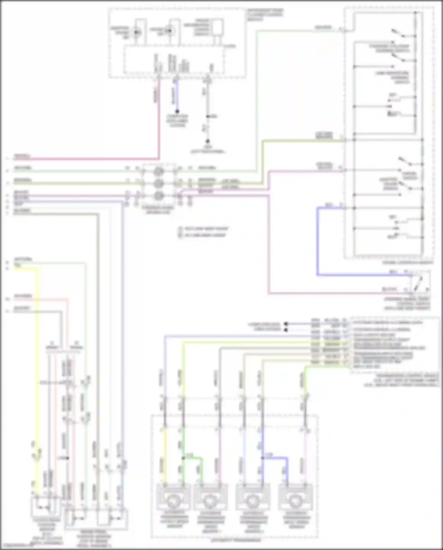 Wiring diagram w/ lane keep assist for Cadillac CT5-V I (2019-2024) (1 of 1)