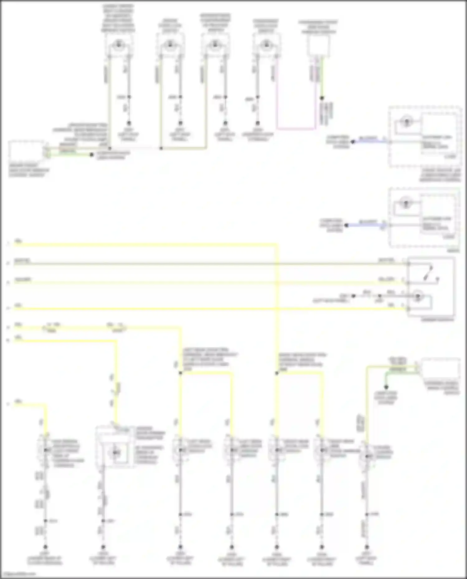 Wiring diagram yel/gry for Cadillac CT5-V I (2019-2024) (9 of 27)
