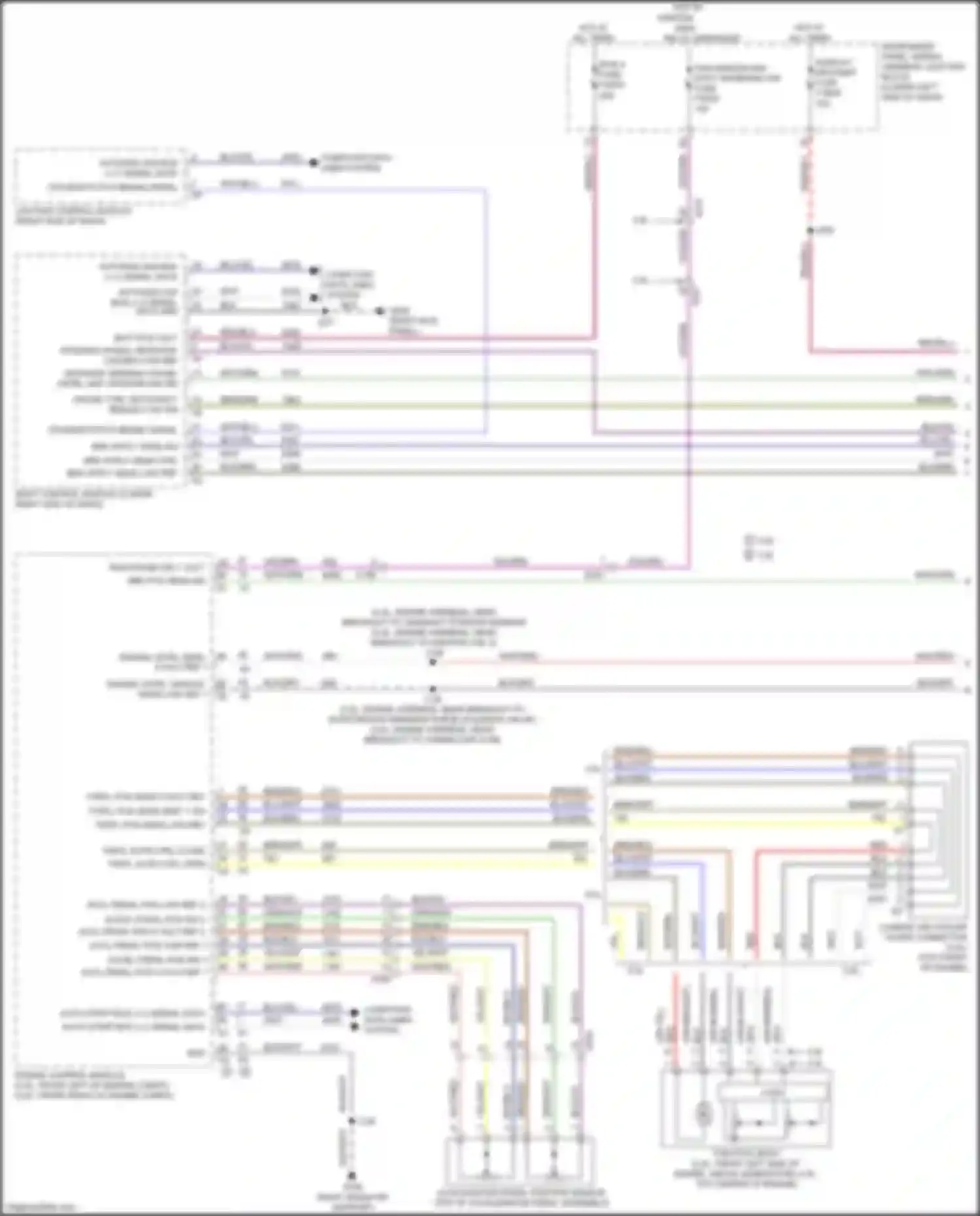 CT5 Cadillac I (2019-2024): Cruise control circuit (1 of 2)