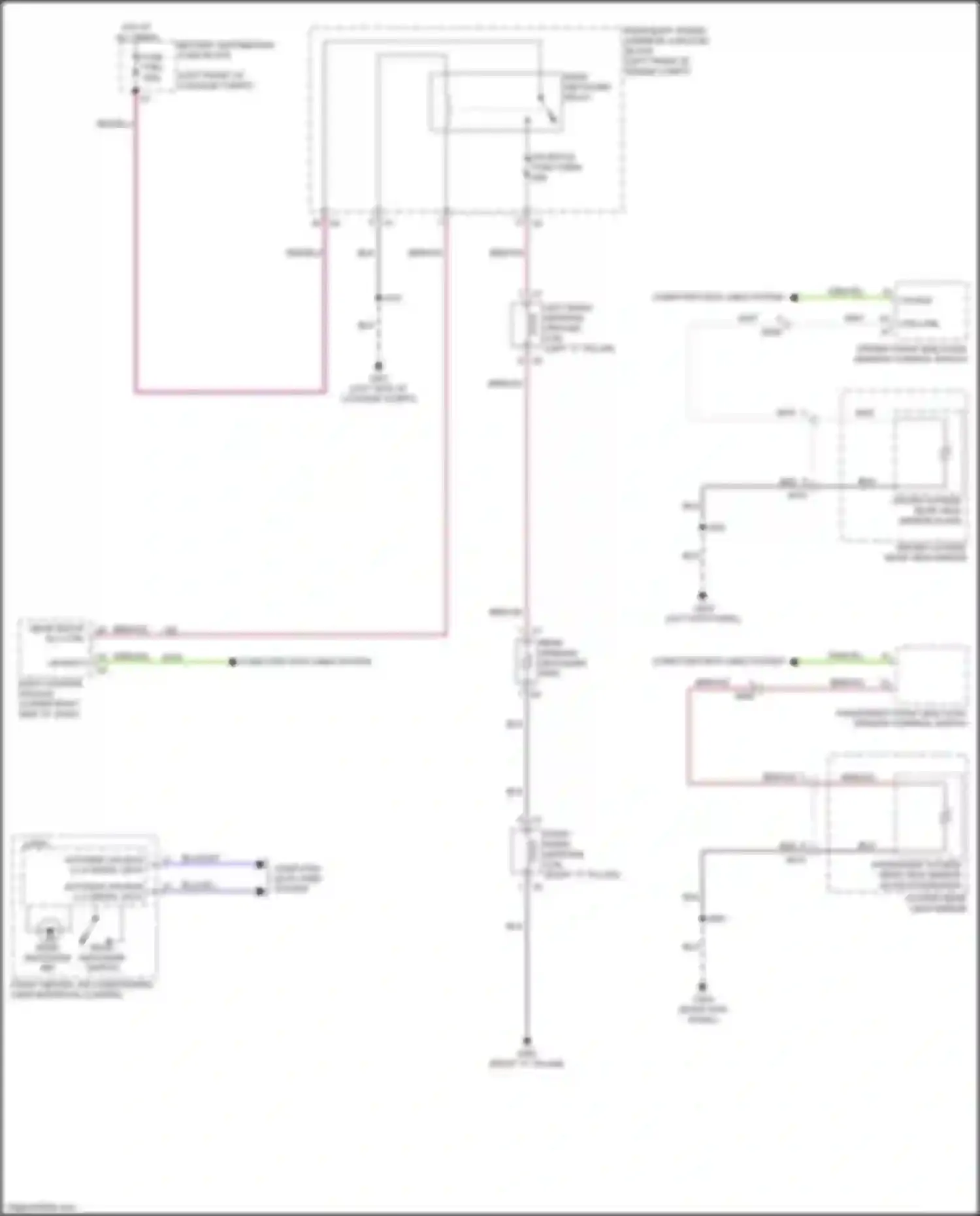 CT5 Cadillac I (2019-2024): Defoggers circuit
