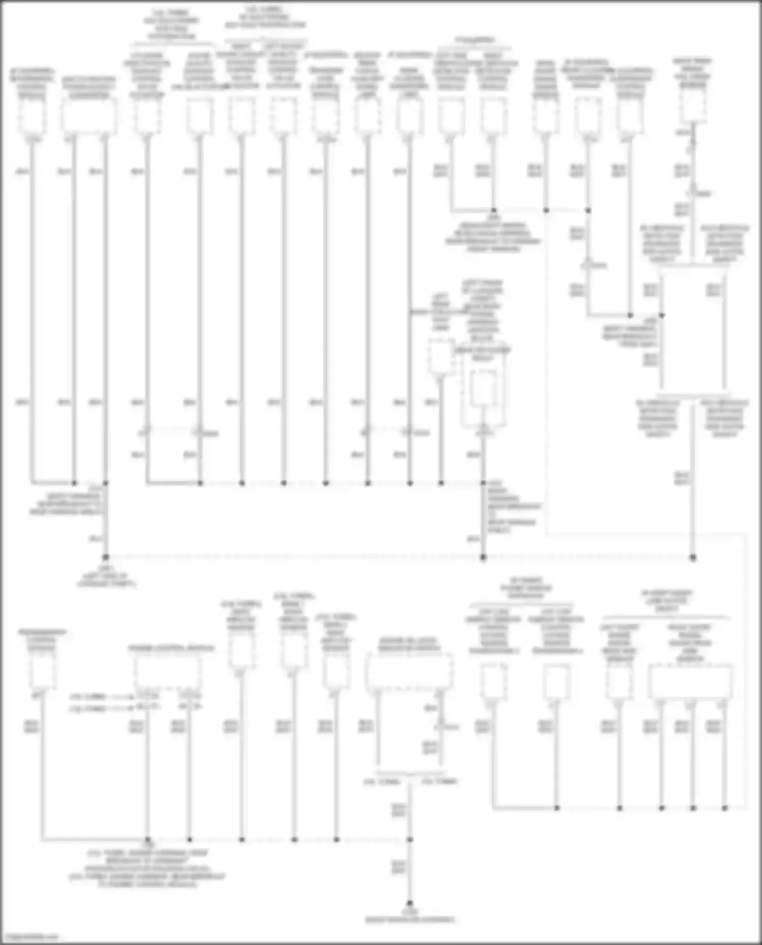 CT5 Cadillac I (2019-2024): Ground distribution circuit (2 of 7)