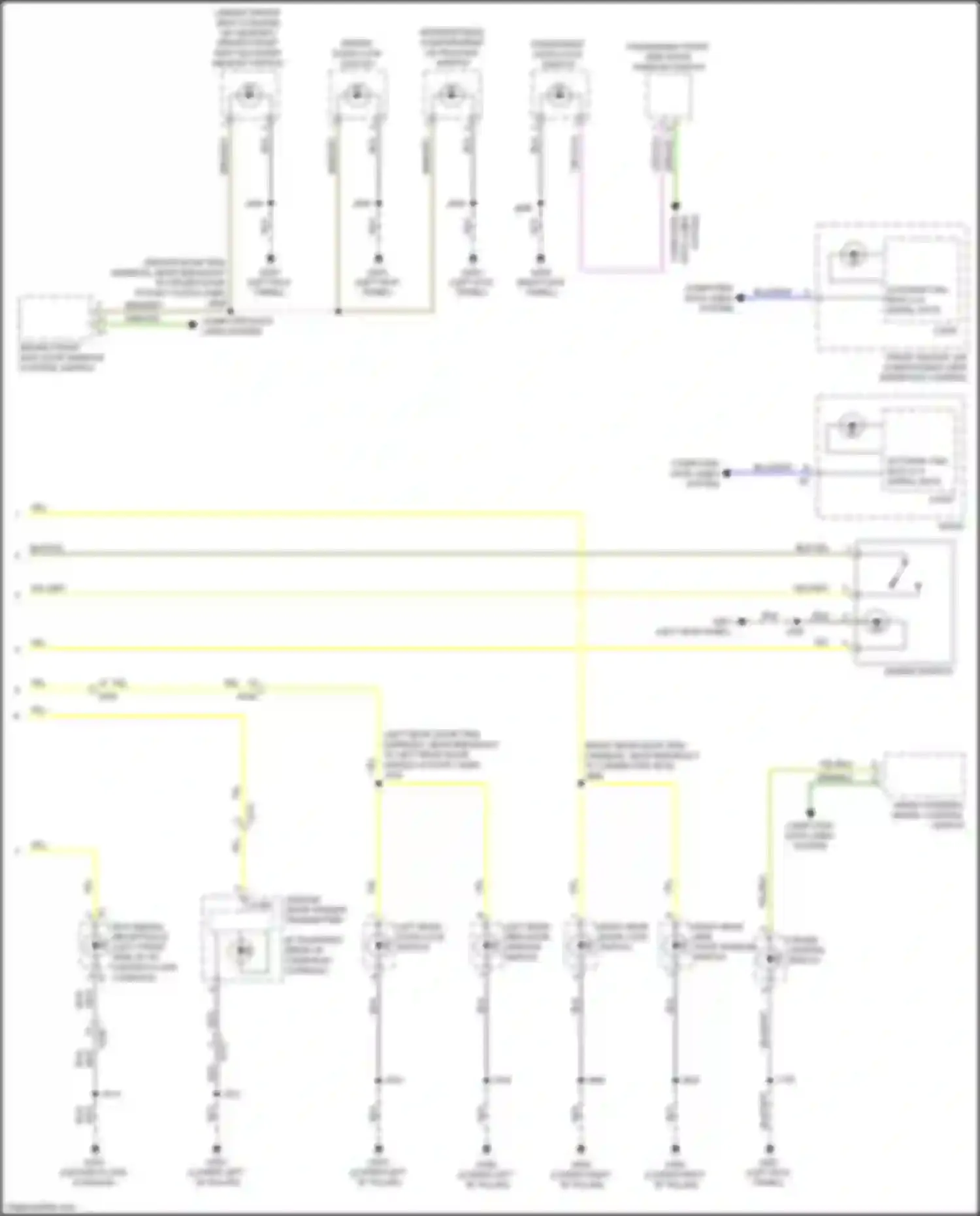 CT5 Cadillac I (2019-2024): Instrument illumination circuit (2 of 2)