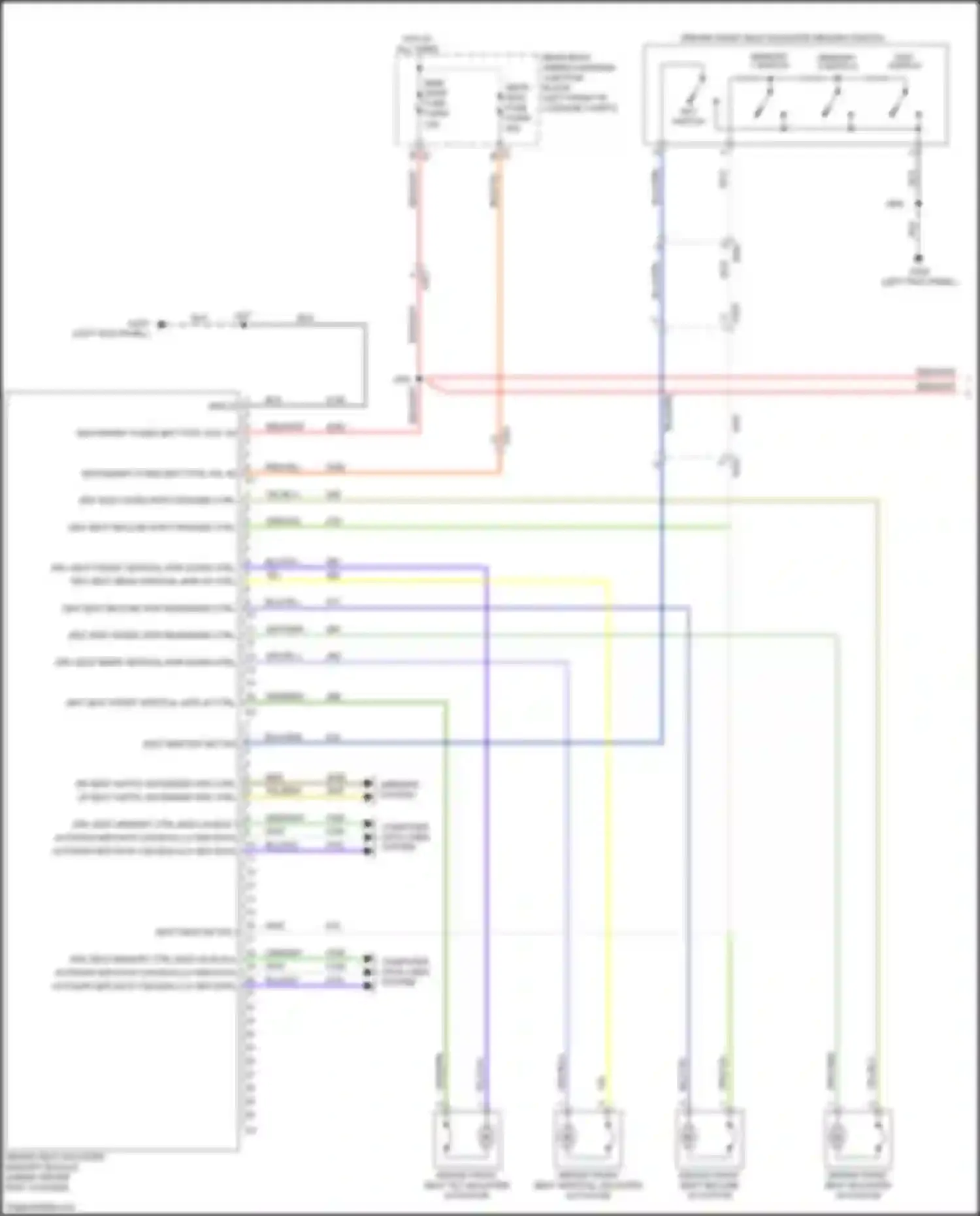 CT5 Cadillac I (2019-2024): Driver"s memory seat circuit (1 of 2)