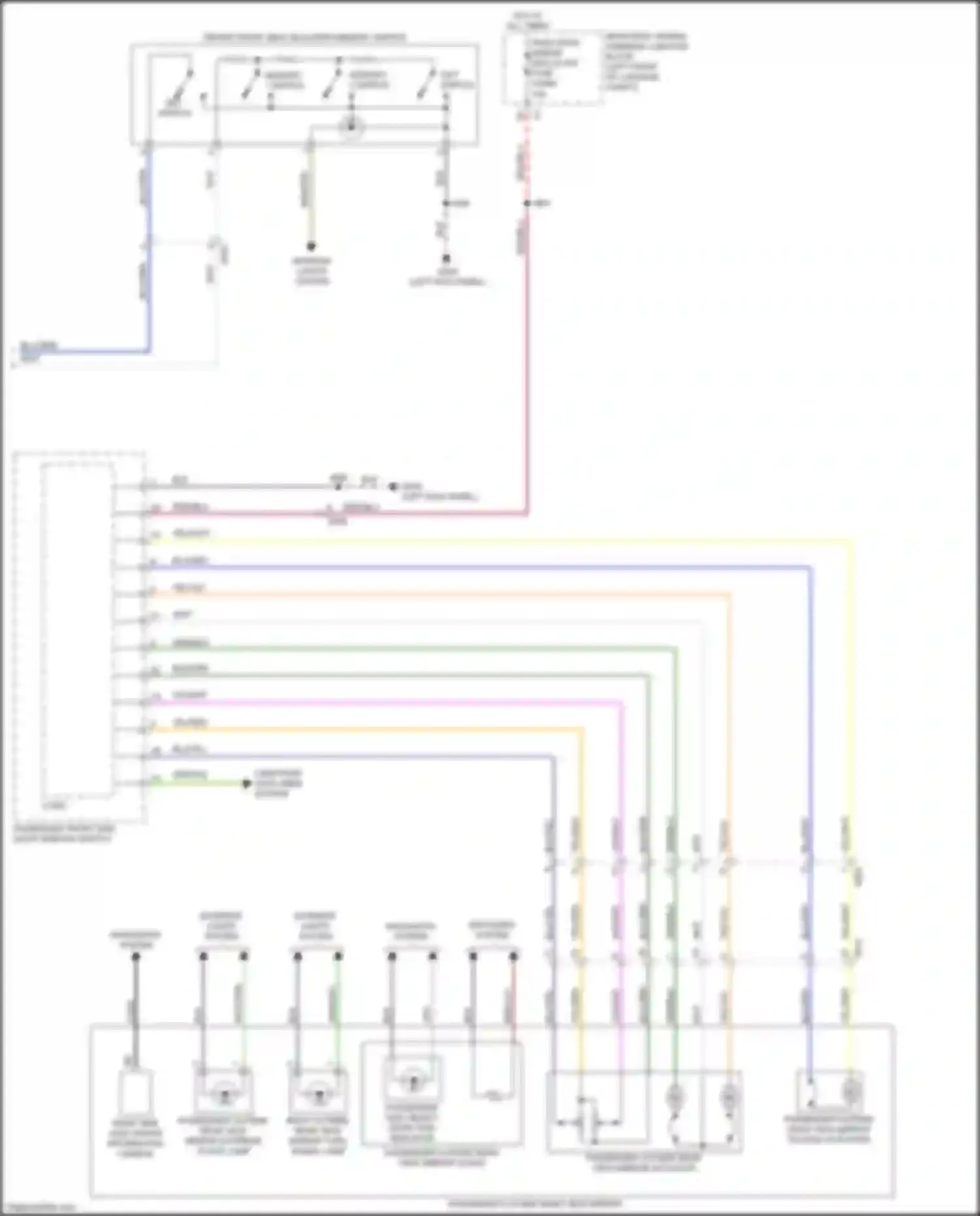 CT5 Cadillac I (2019-2024): Memory mirrors circuit (2 of 2)