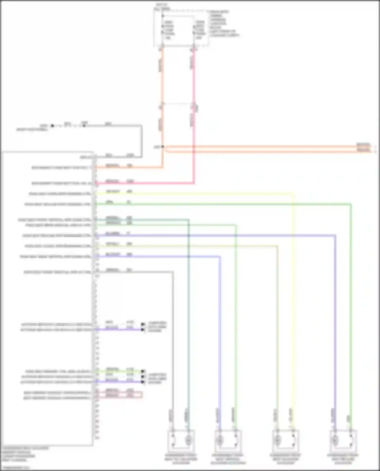 CT5 Cadillac I (2019-2024): Passenger"s memory seat circuit (1 of 2)