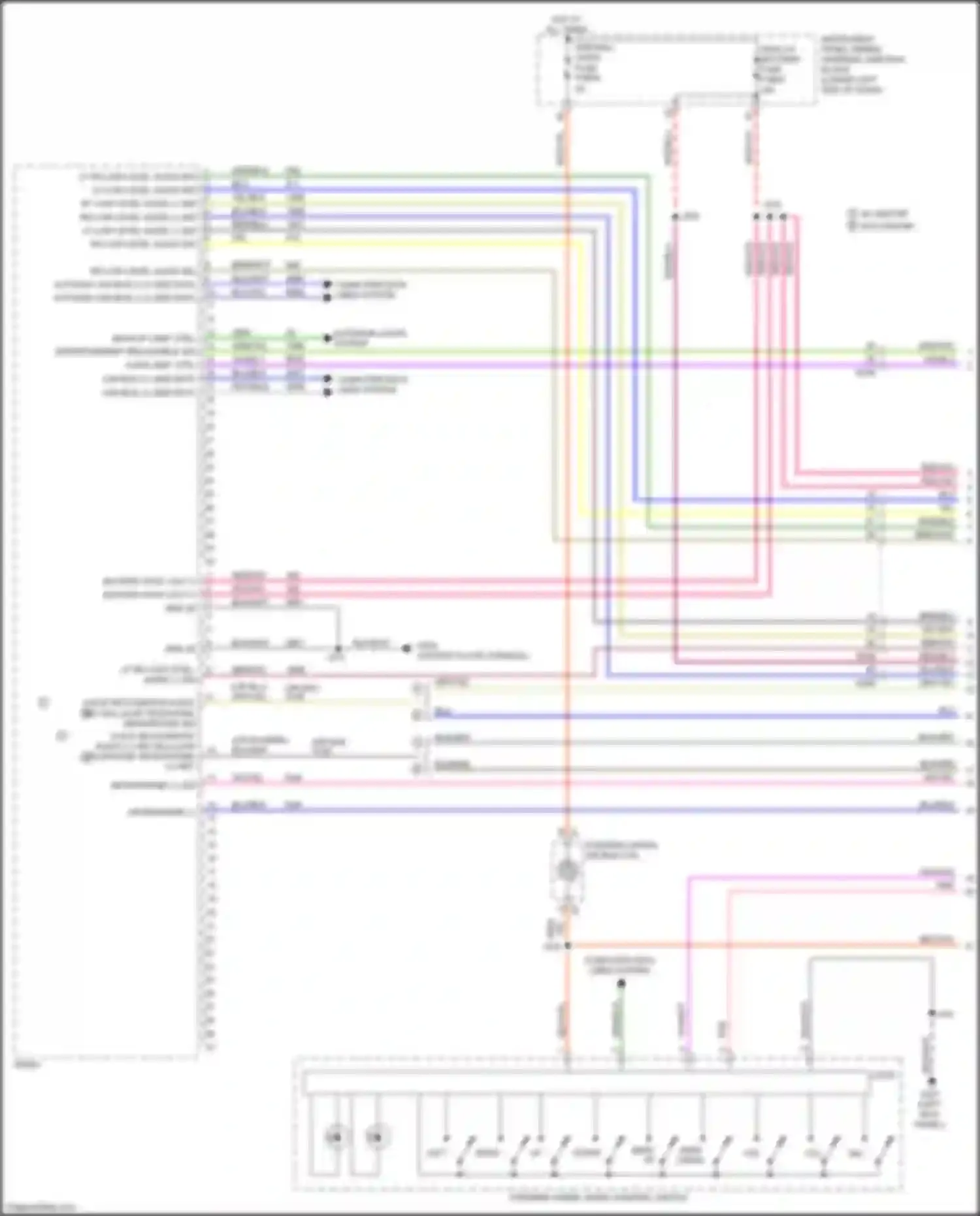 CT5 Cadillac I (2019-2024): Navigation circuit, w/o surround amplifier (1 of 5)