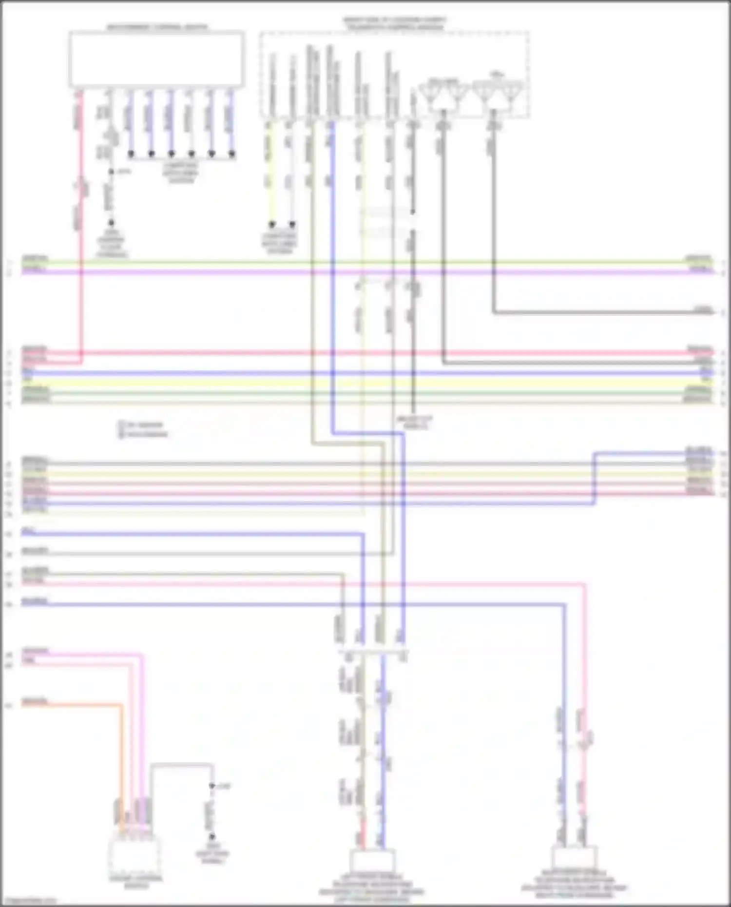 CT5 Cadillac I (2019-2024): Navigation circuit, w/o surround amplifier (2 of 5)