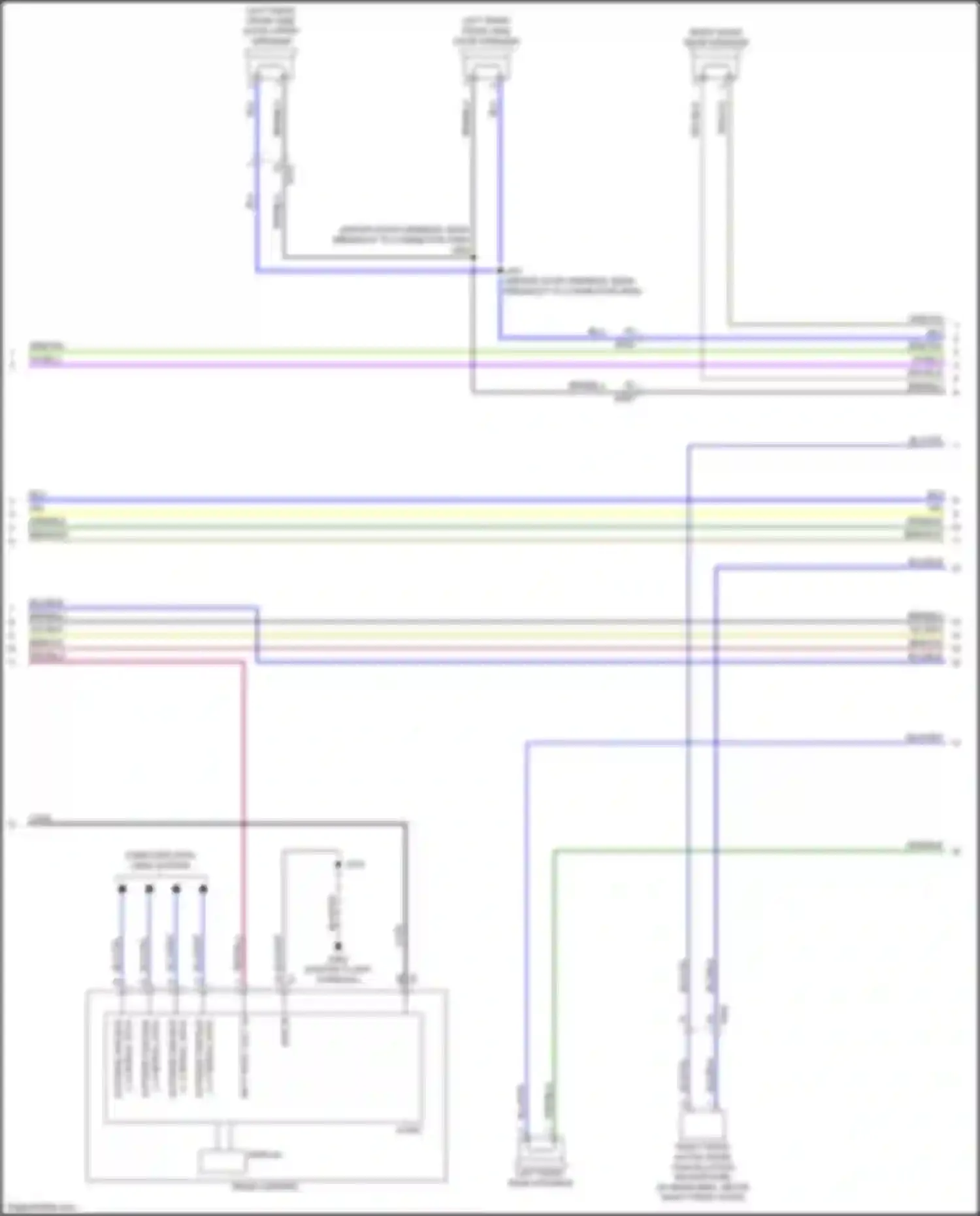 CT5 Cadillac I (2019-2024): Navigation circuit, w/o surround amplifier (4 of 5)