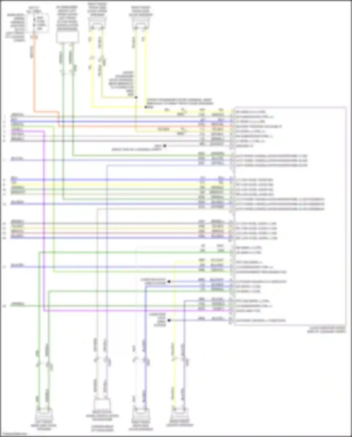 CT5 Cadillac I (2019-2024): Navigation circuit, w/o surround amplifier (5 of 5)