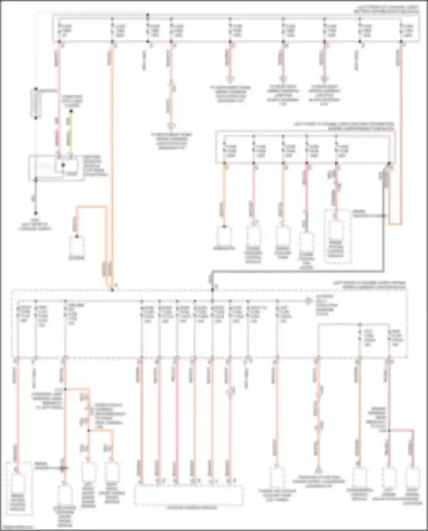 CT5 Cadillac I (2019-2024): Power distribution circuit (1 of 8)