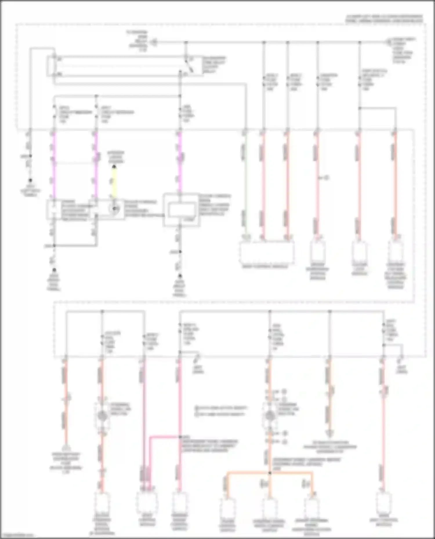 CT5 Cadillac I (2019-2024): Power distribution circuit (4 of 8)