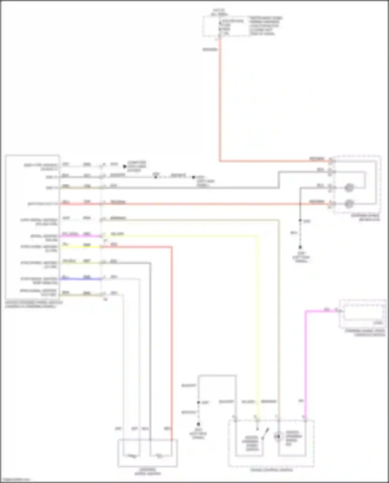 CT5 Cadillac I (2019-2024): Heated steering wheel circuit