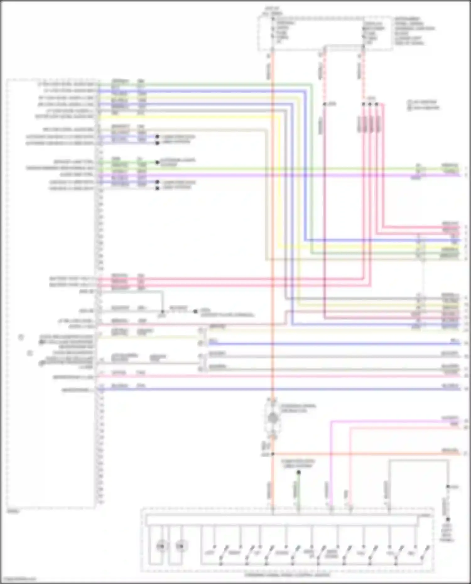 CT5 Cadillac I (2019-2024): Radio circuit, w/o surround amplifier (1 of 5)