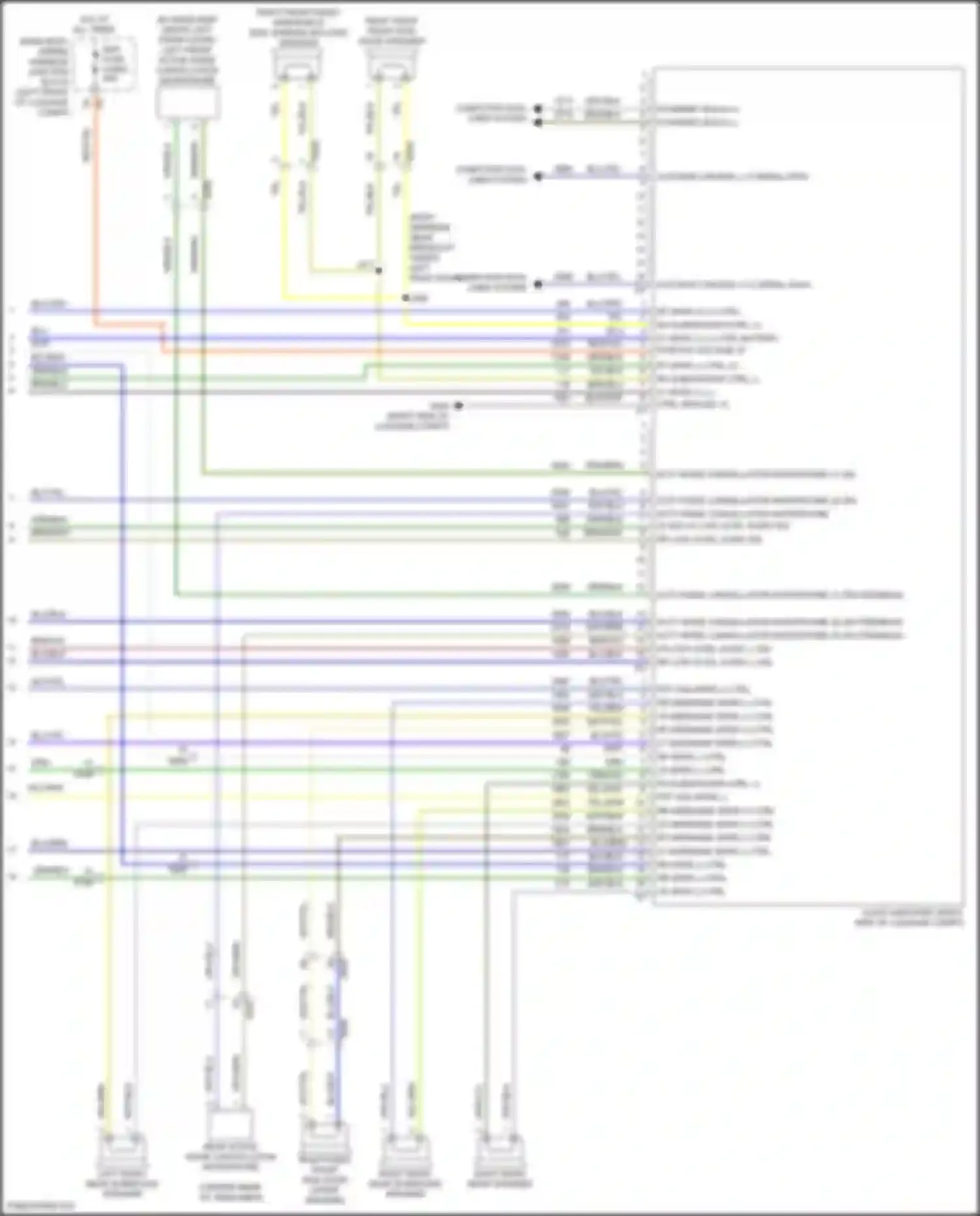 CT5 Cadillac I (2019-2024): Radio circuit, w/ surround amplifier (5 of 5)