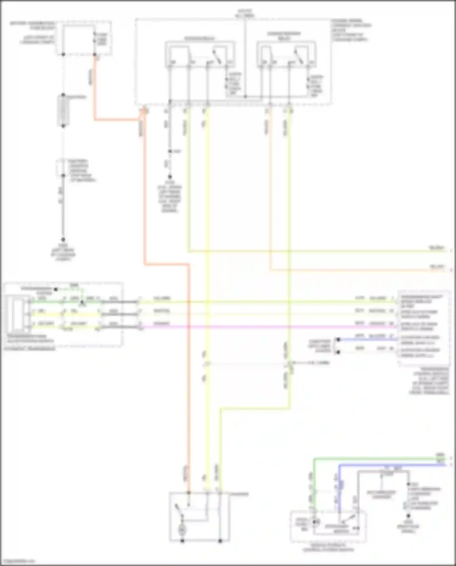 Wiring diagram battery monitor module for Cadillac CT5 I (2019-2024)