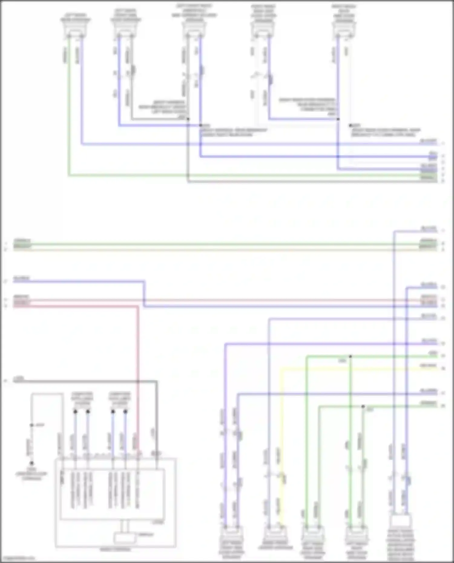 Wiring diagram blu/blk for Cadillac CT5 I (2019-2024) (19 of 45)