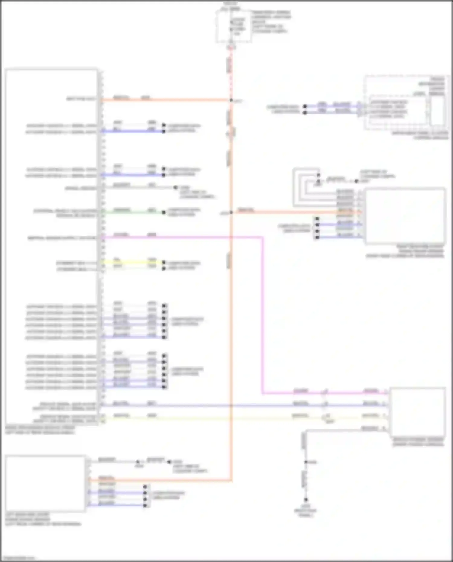 Wiring diagram blu/gry for Cadillac CT5 I (2019-2024) (7 of 55)