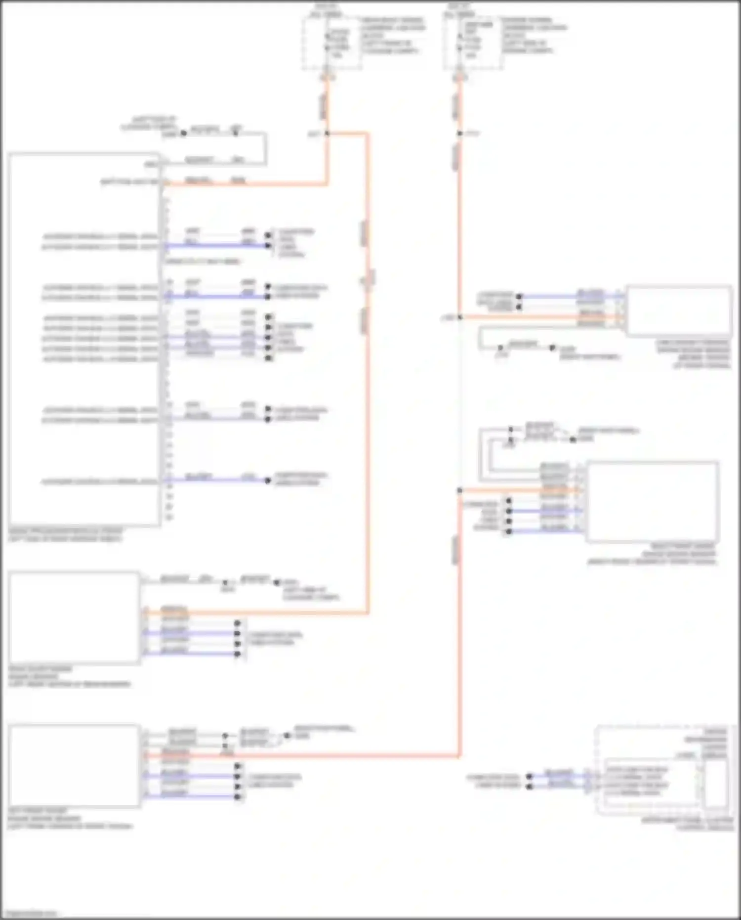 Wiring diagram blu/yel for Cadillac CT5 I (2019-2024) (3 of 85)
