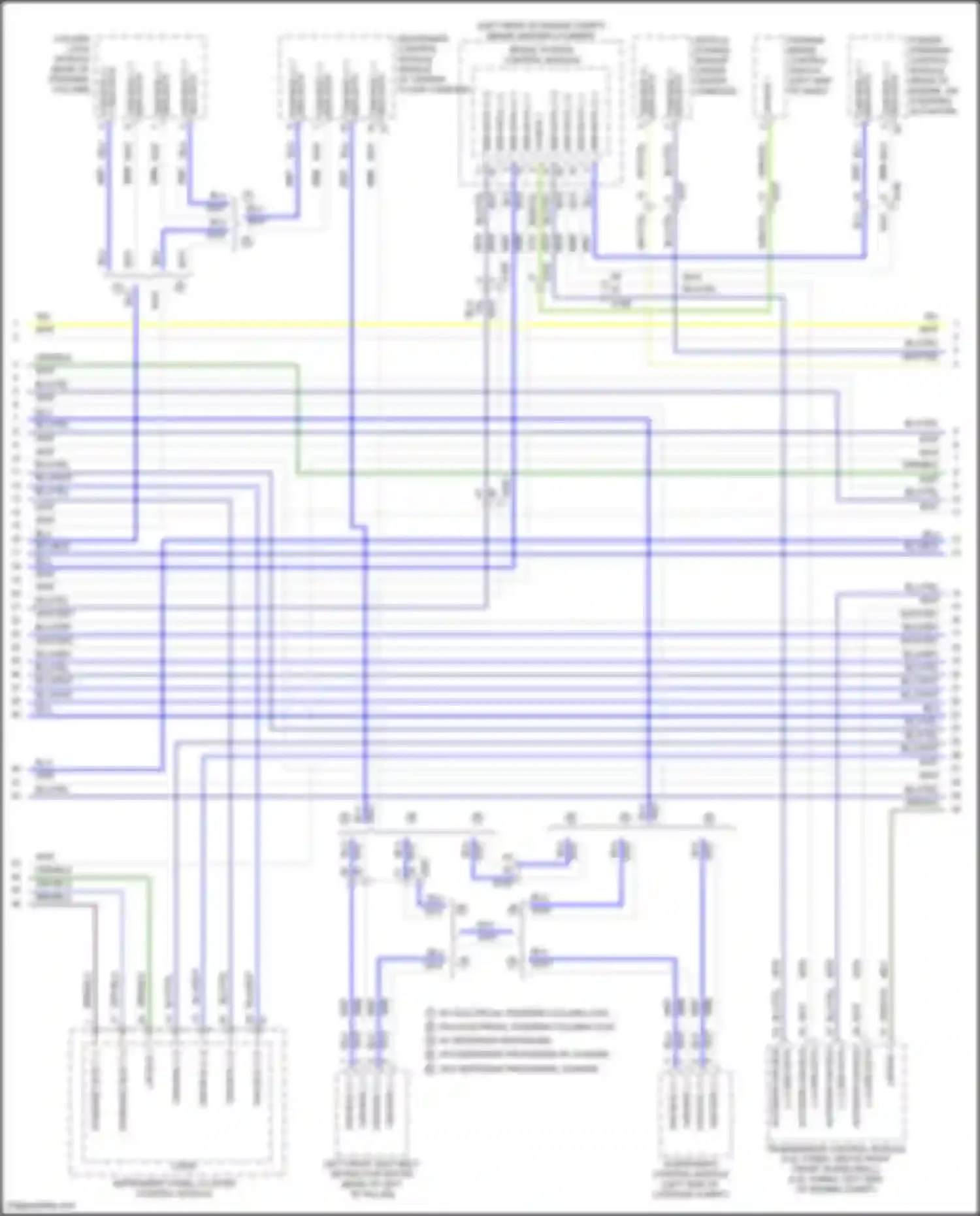 Wiring diagram blu/yel for Cadillac CT5 I (2019-2024) (55 of 85)