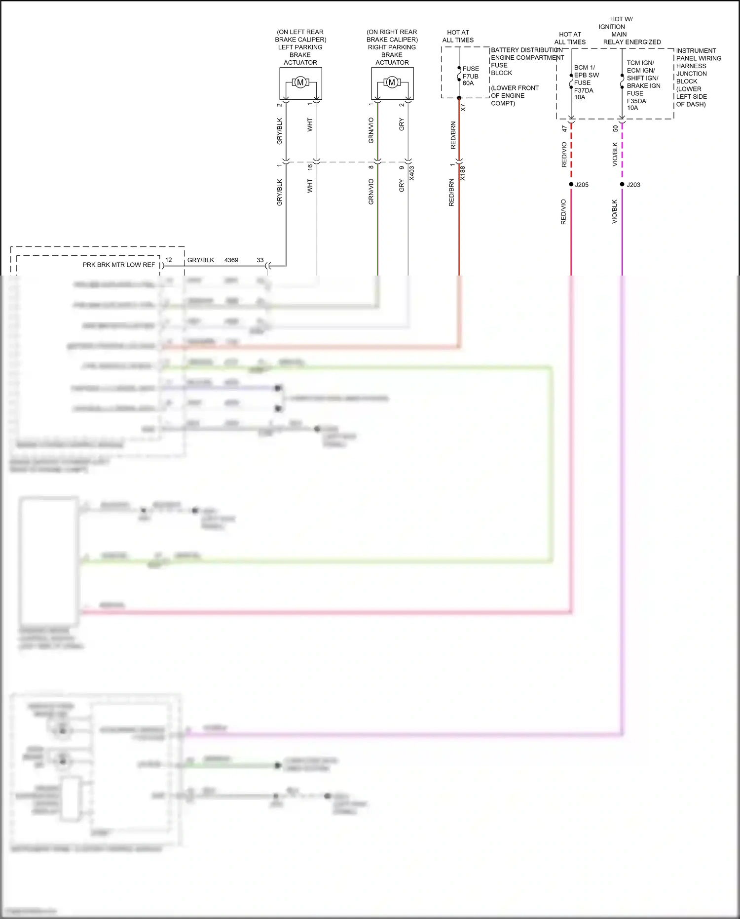 Cadillac CT5 I (2019-2024) ctrl module lin bus 1 wiring diagram  (1 of 2)