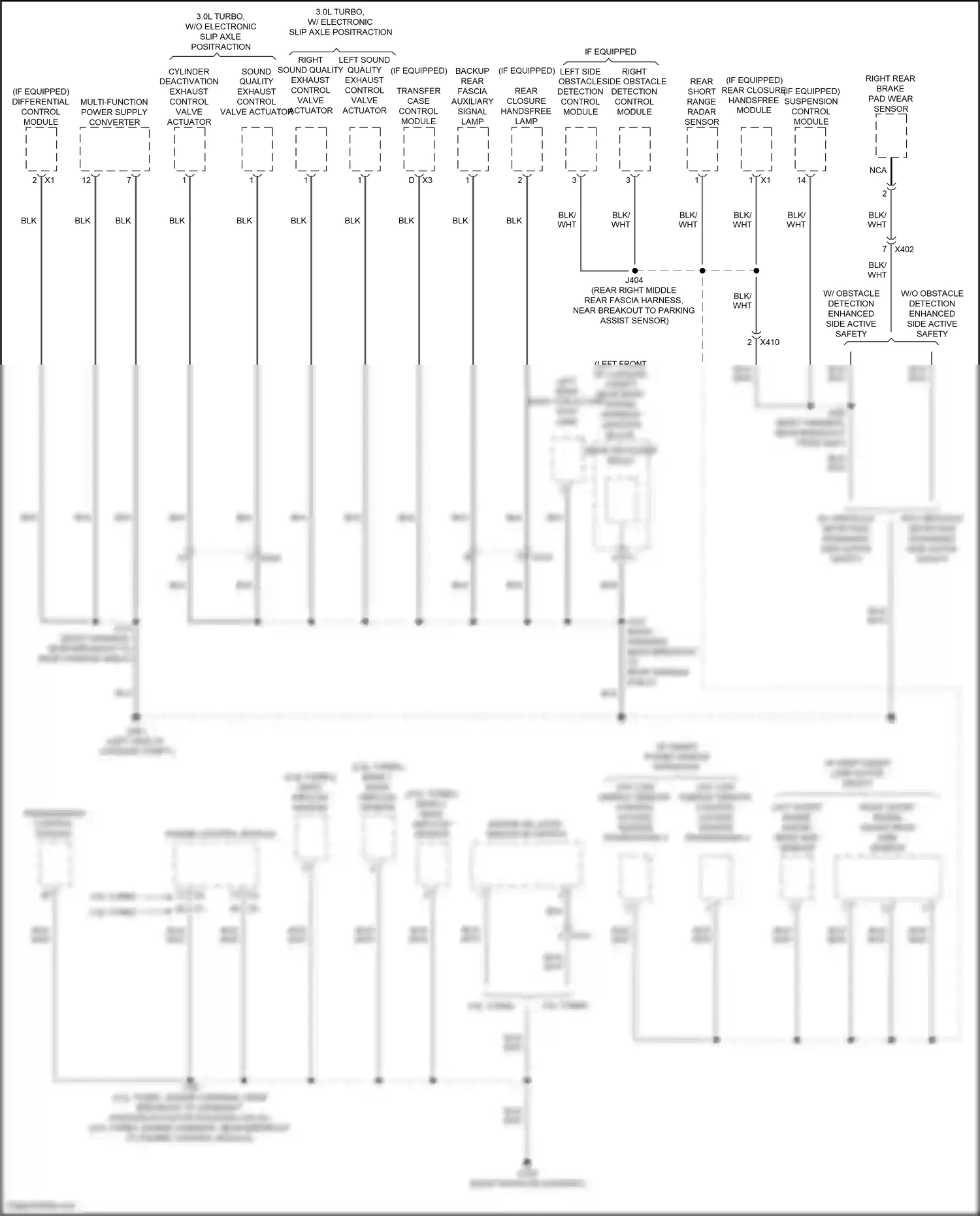Cadillac CT5 I (2019-2024) differential control module wiring diagram  (2 of 4)
