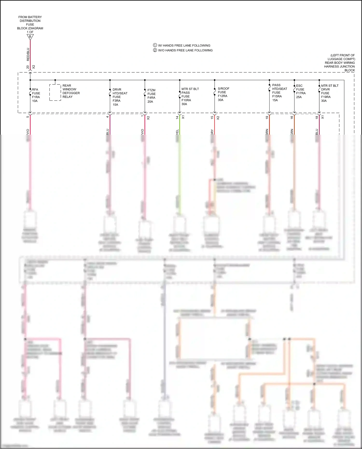 Cadillac CT5 I (2019-2024) differential control module wiring diagram  (3 of 4)