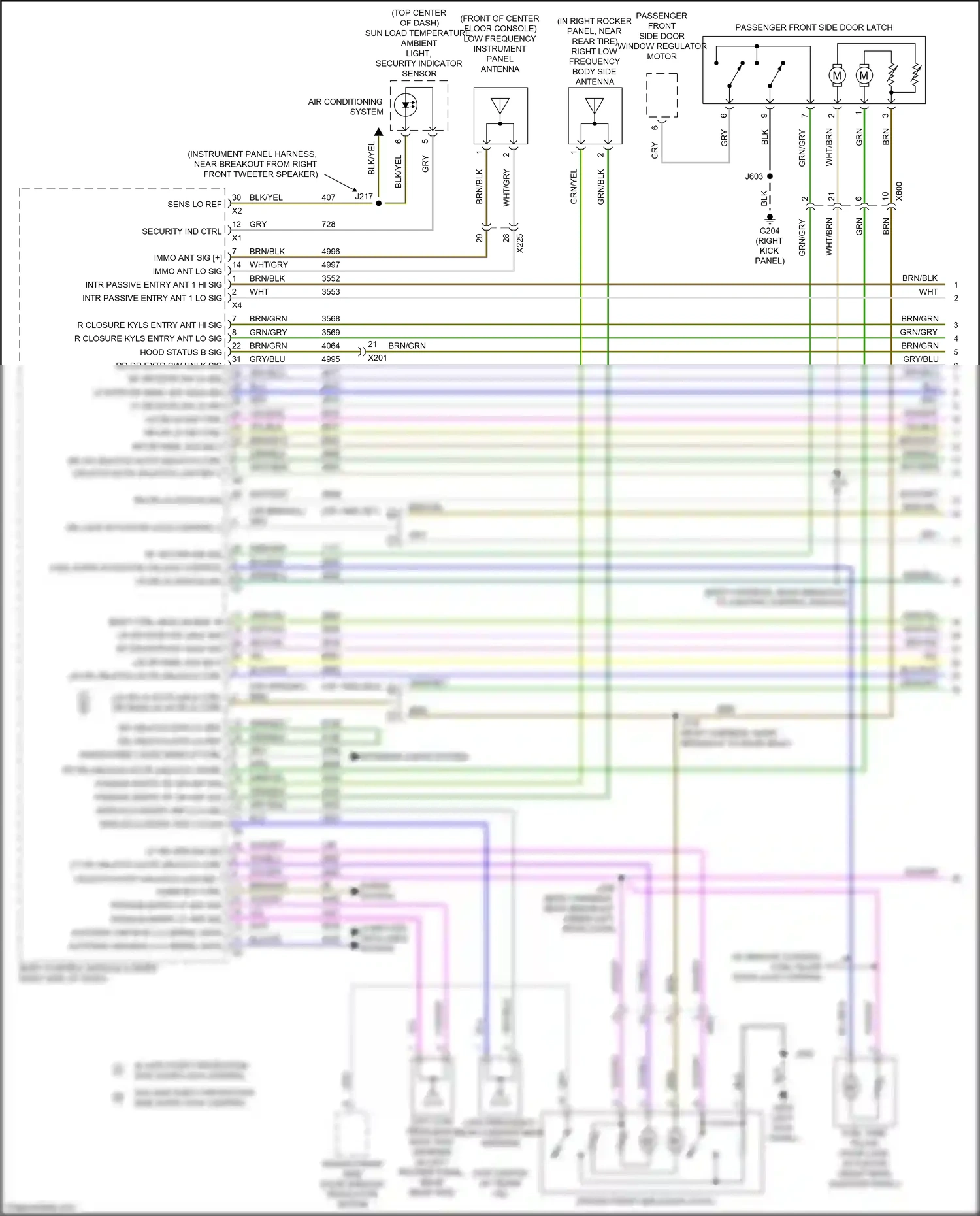 Cadillac CT5 I (2019-2024) dr lock actuator lock control 2 wiring diagram  (1 of 2)