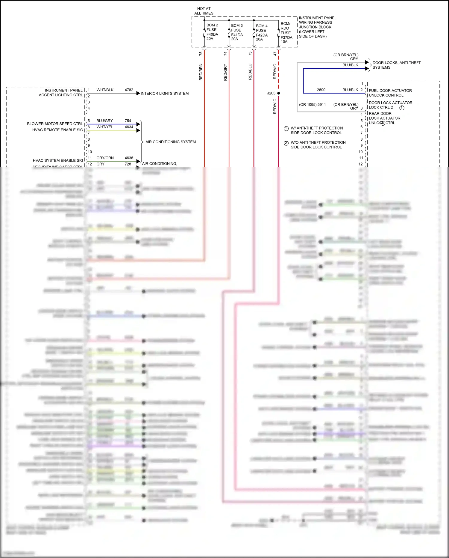 Cadillac CT5 I (2019-2024) driver mode 1 switch sig wiring diagram  (1 of 1)
