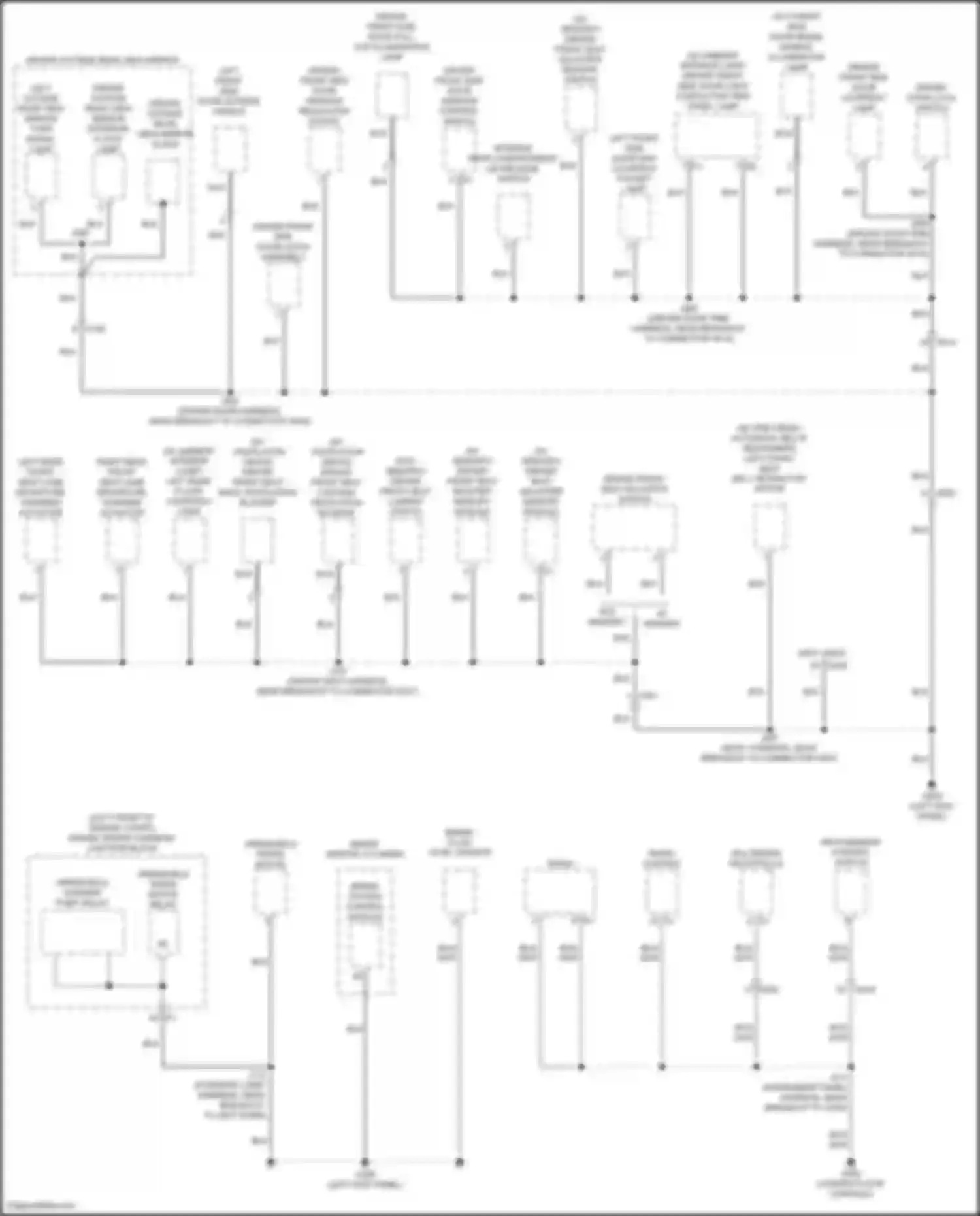 Wiring diagram driver front seat bolster memory module for Cadillac CT5 I (2019-2024)